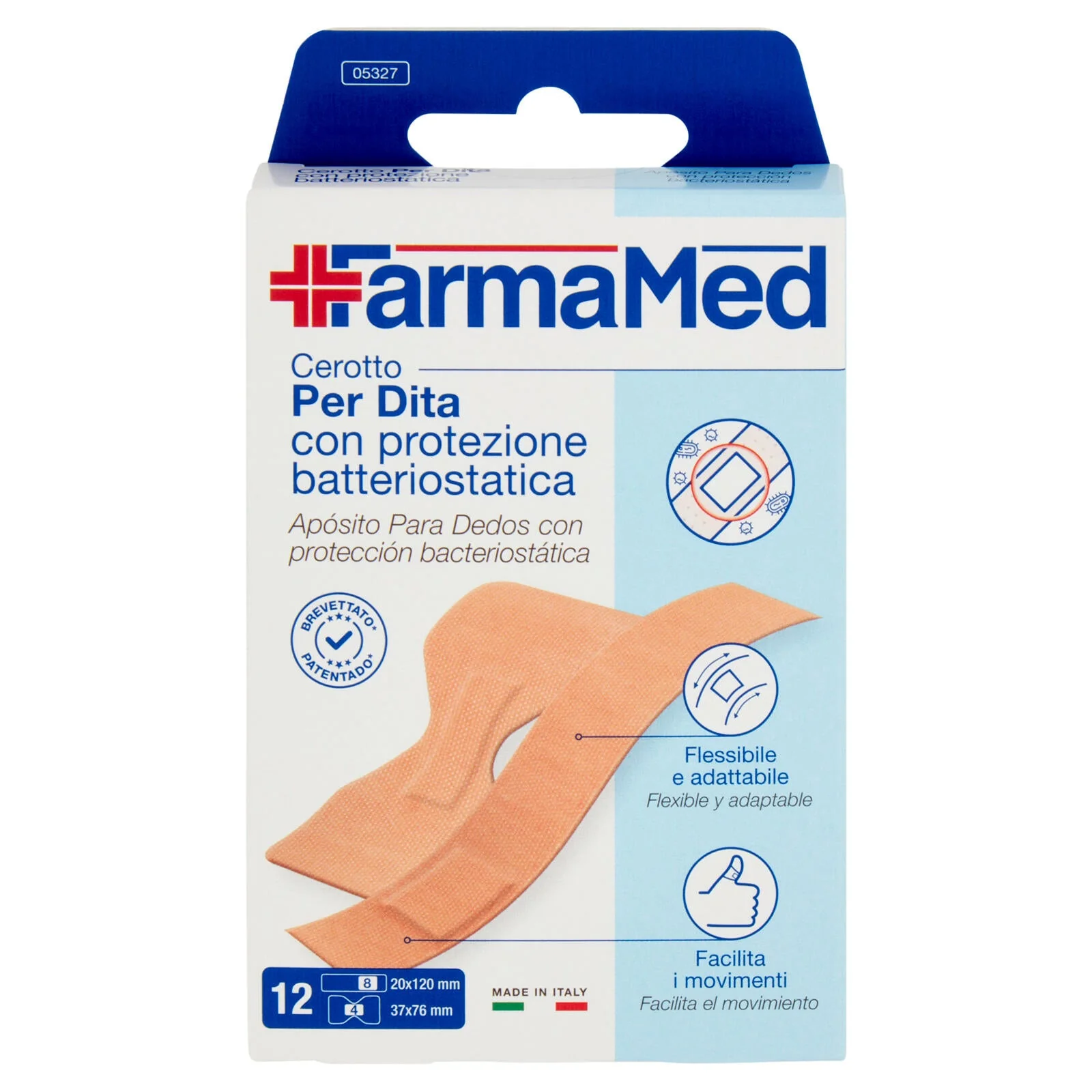 FarmaMed Cerotto per Dita con protezione batteriostatica 12 pz - Image 2