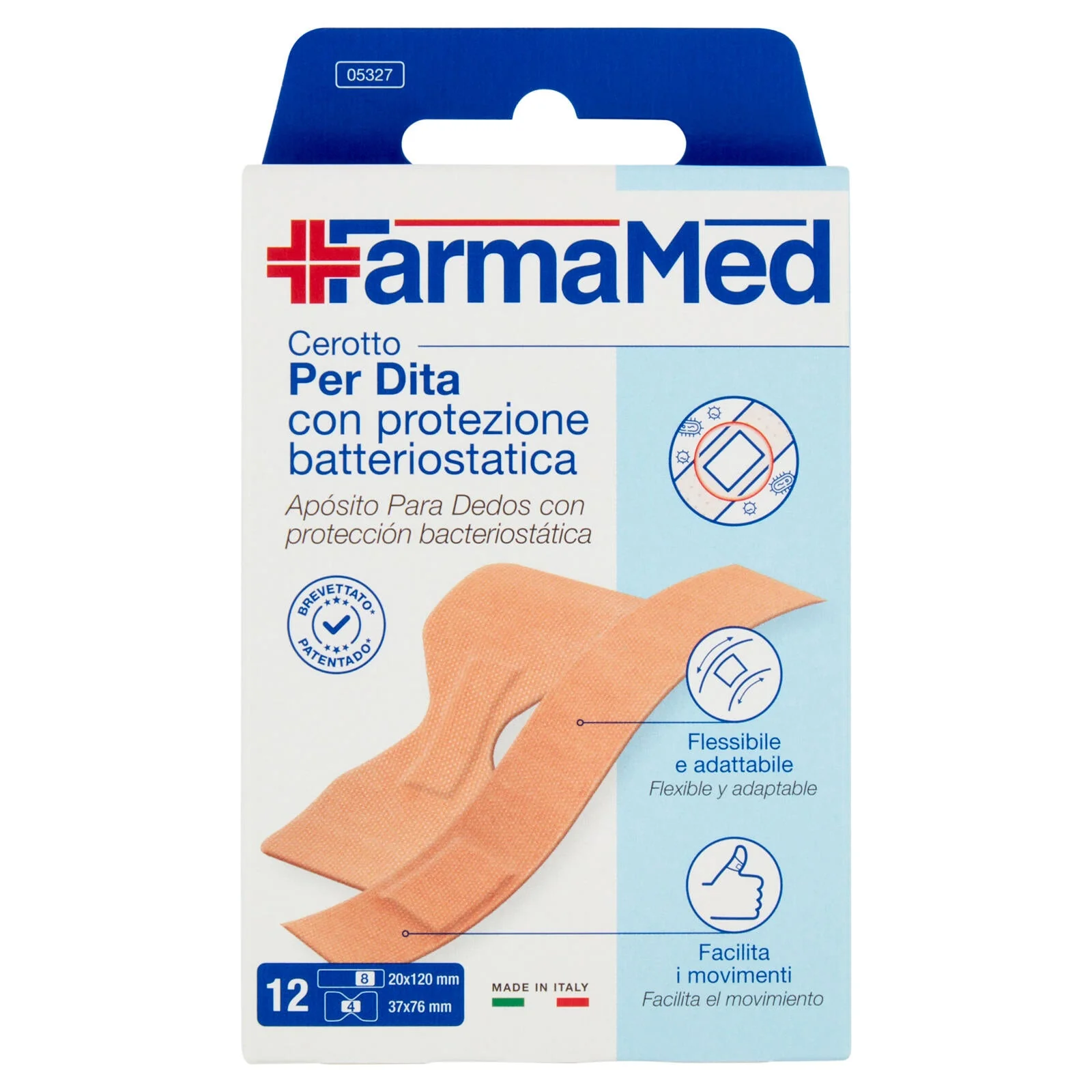 FarmaMed Cerotto per Dita con protezione batteriostatica 12 pz - Image 4