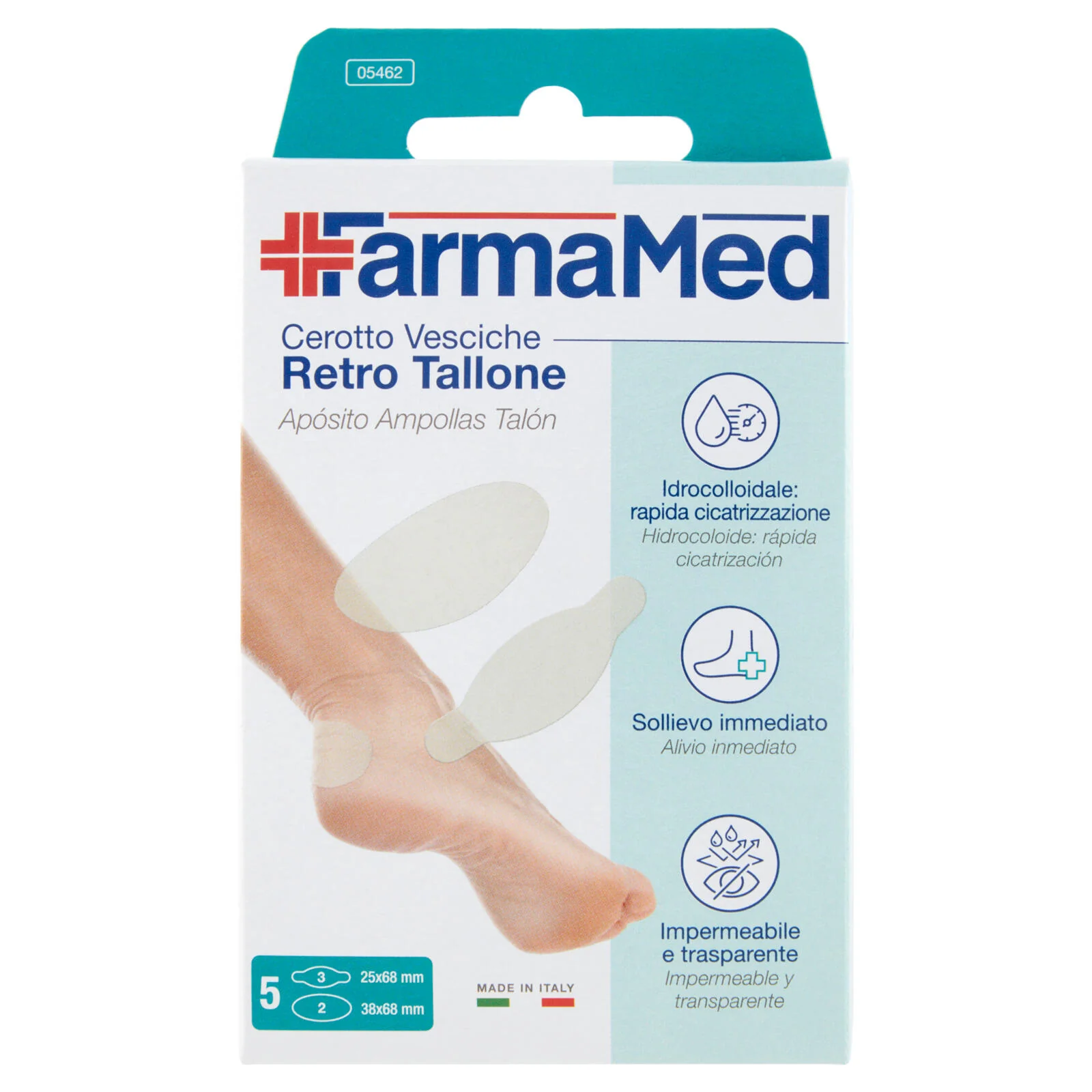 FarmaMed Cerotto Vesciche Retro Tallone 5 pz