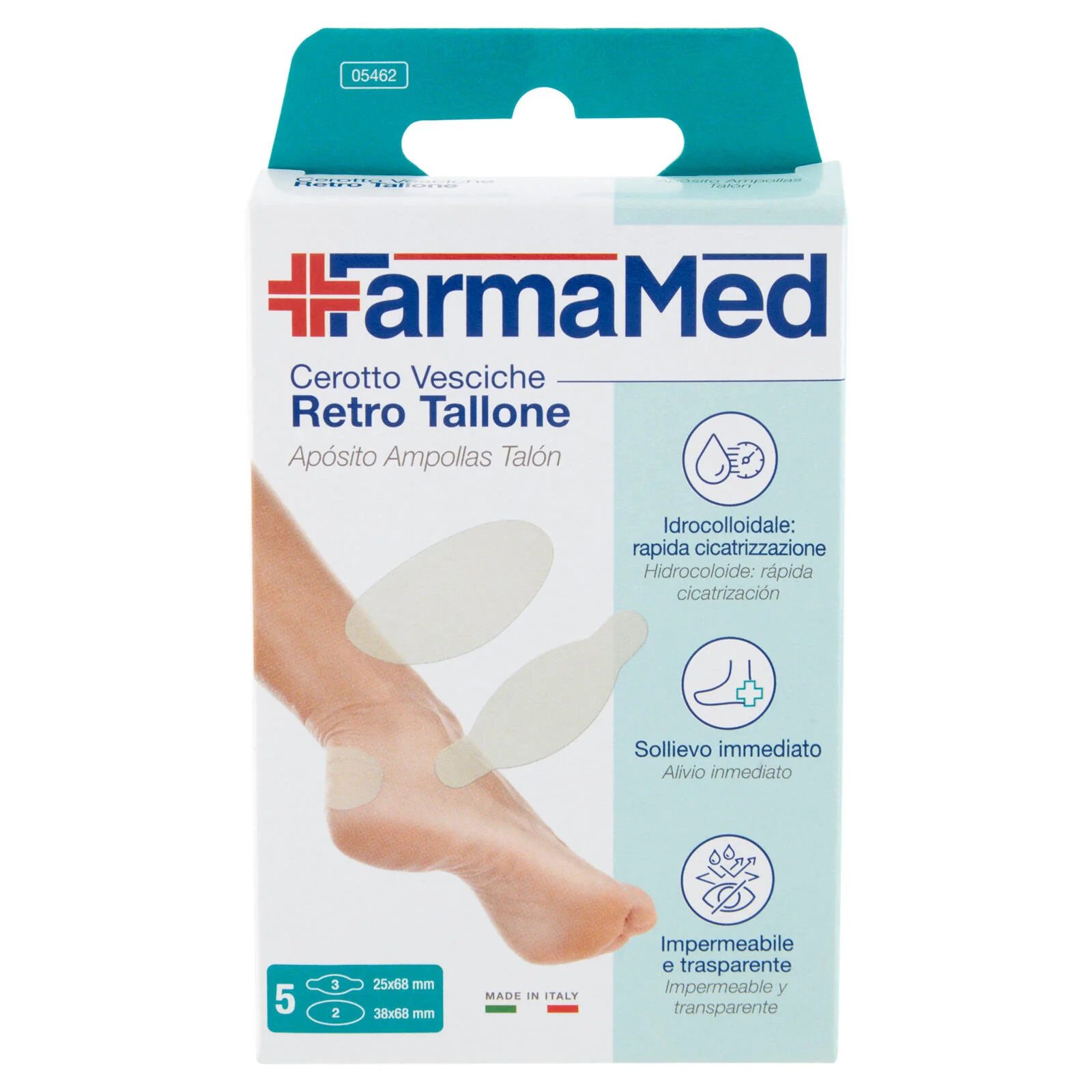 FarmaMed Cerotto Vesciche Retro Tallone 5 pz - Image 2