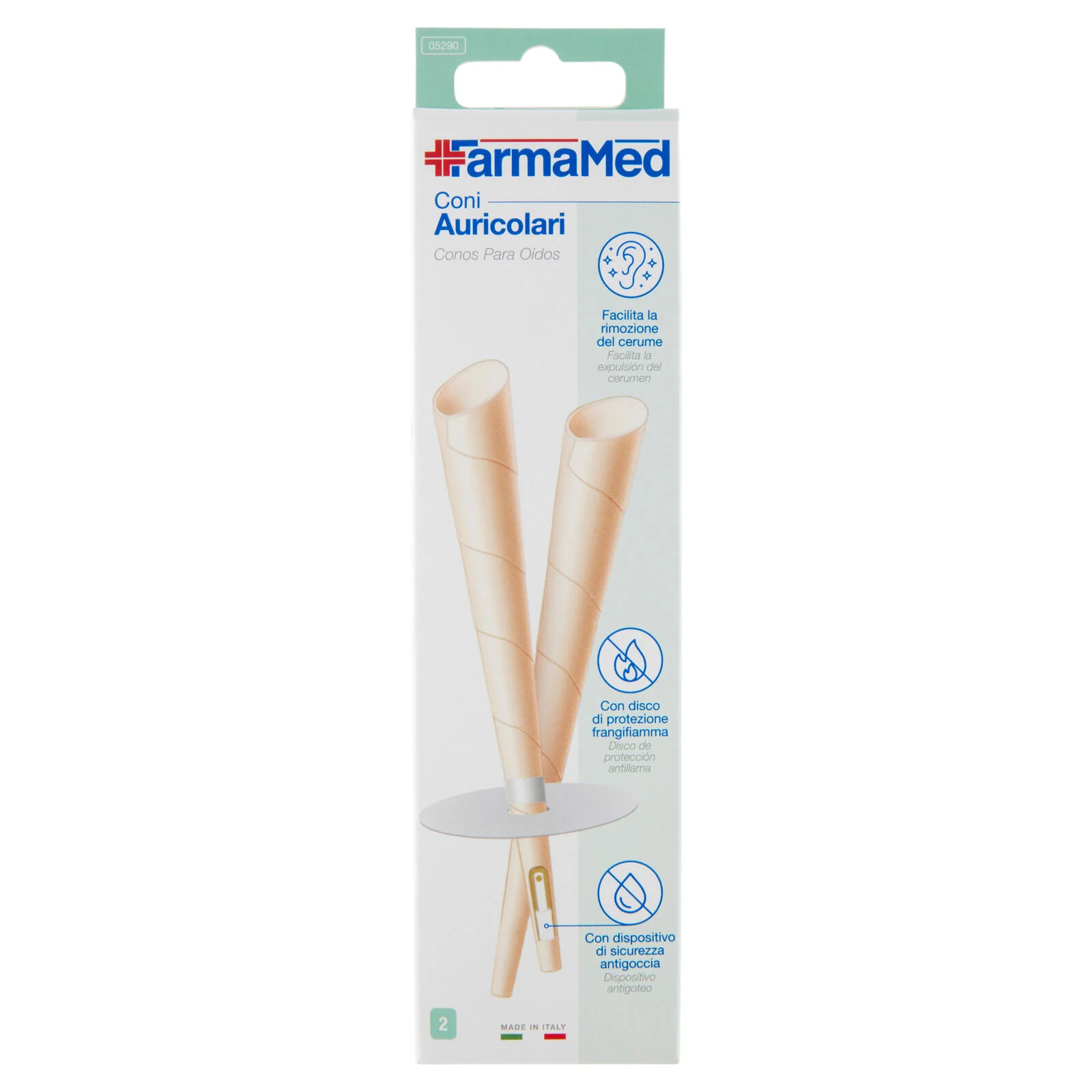 FarmaMed Coni Auricolari 2 pz