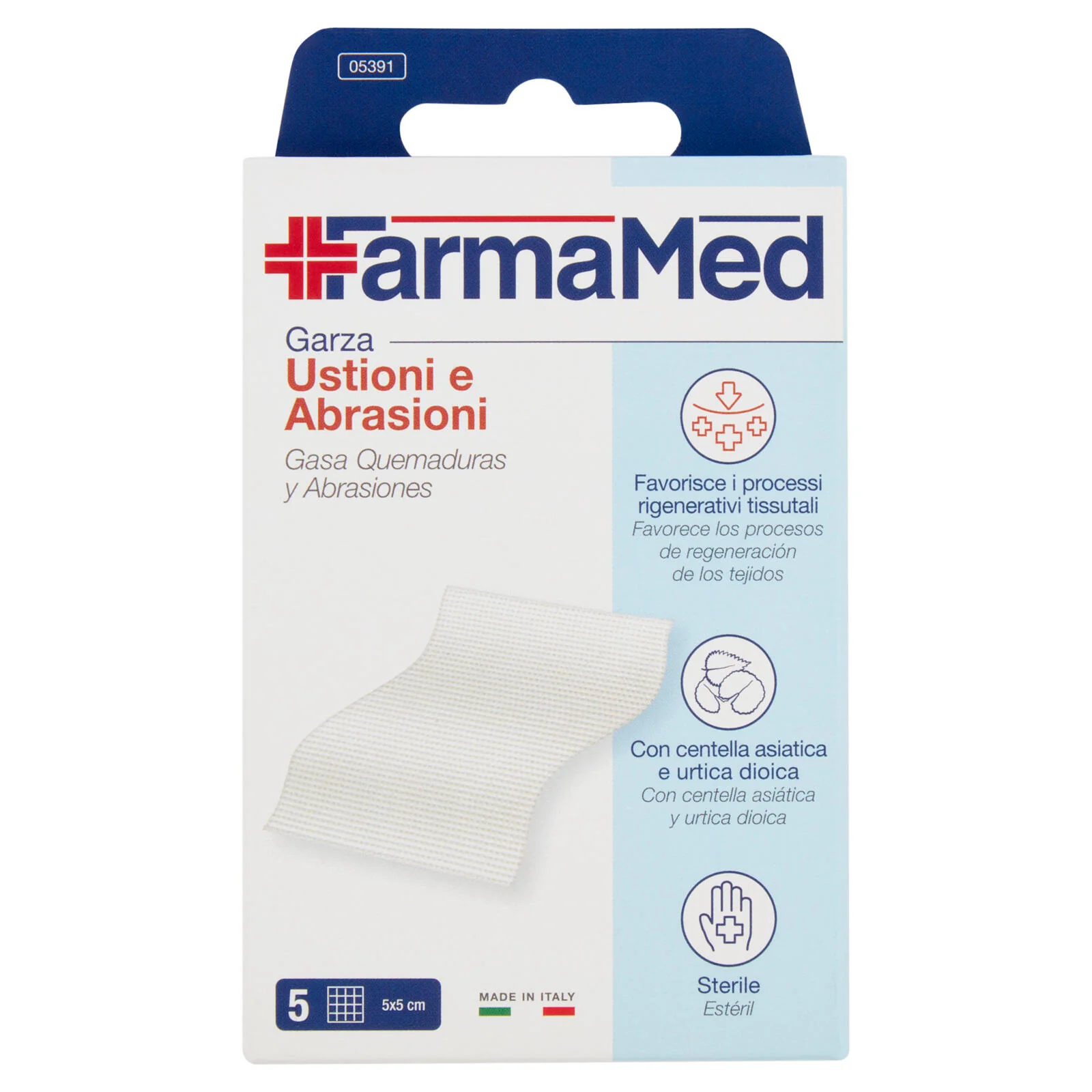 FarmaMed Garza Ustioni e Abrasioni 5 pz