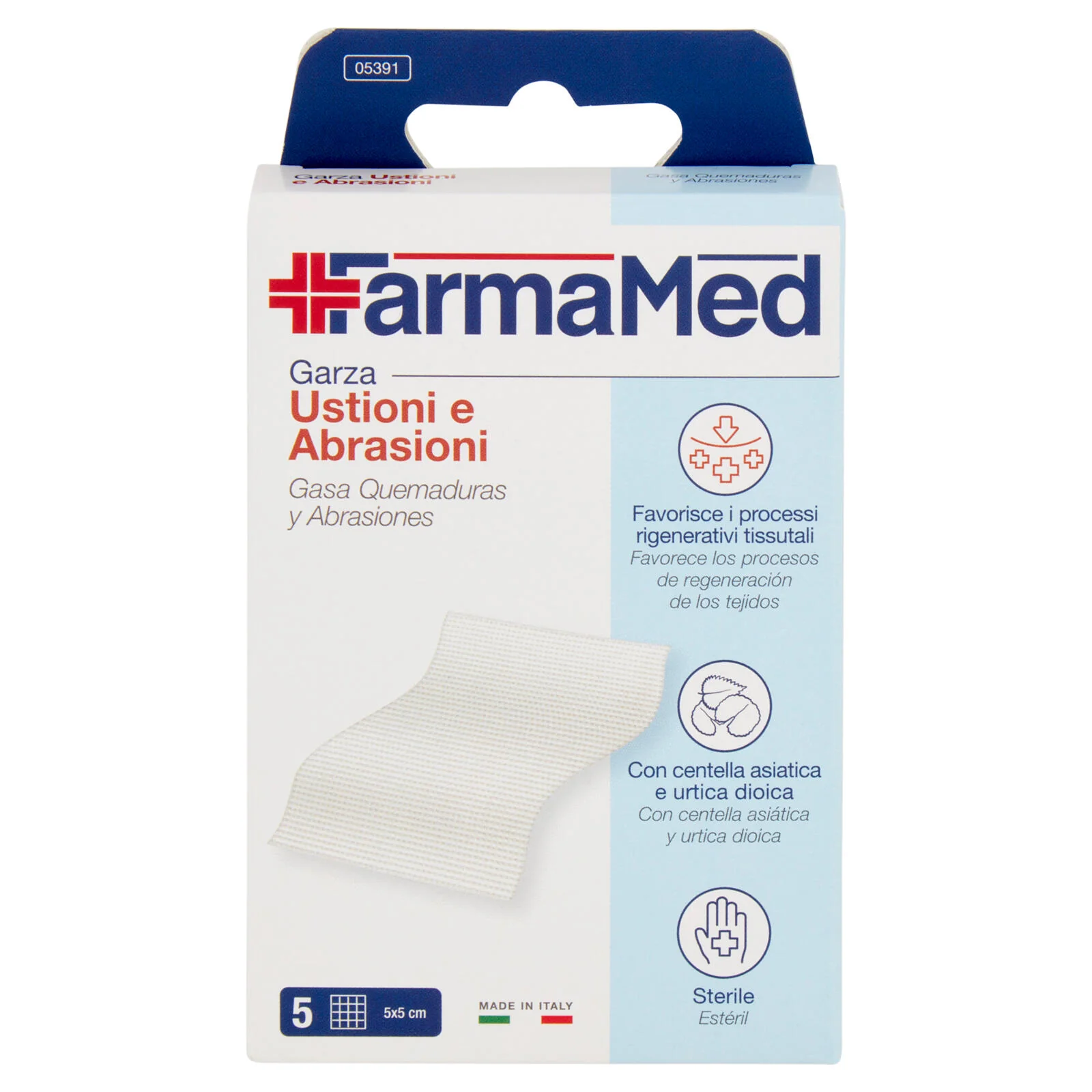 FarmaMed Garza Ustioni e Abrasioni 5 pz - Image 2