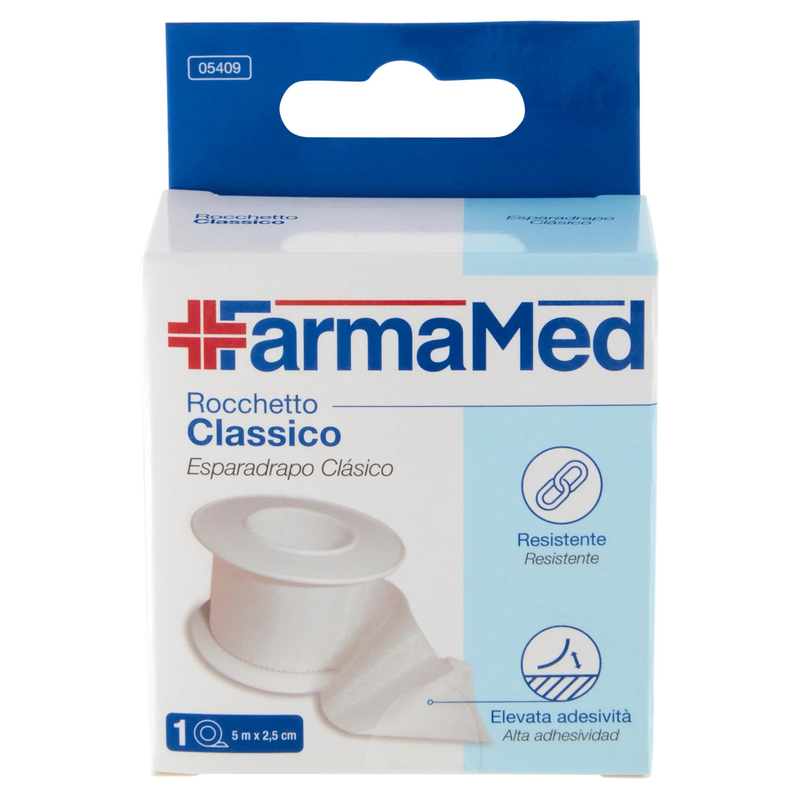 FarmaMed Rocchetto Classico 5 m x 2,5 cm 1 pz - Image 2
