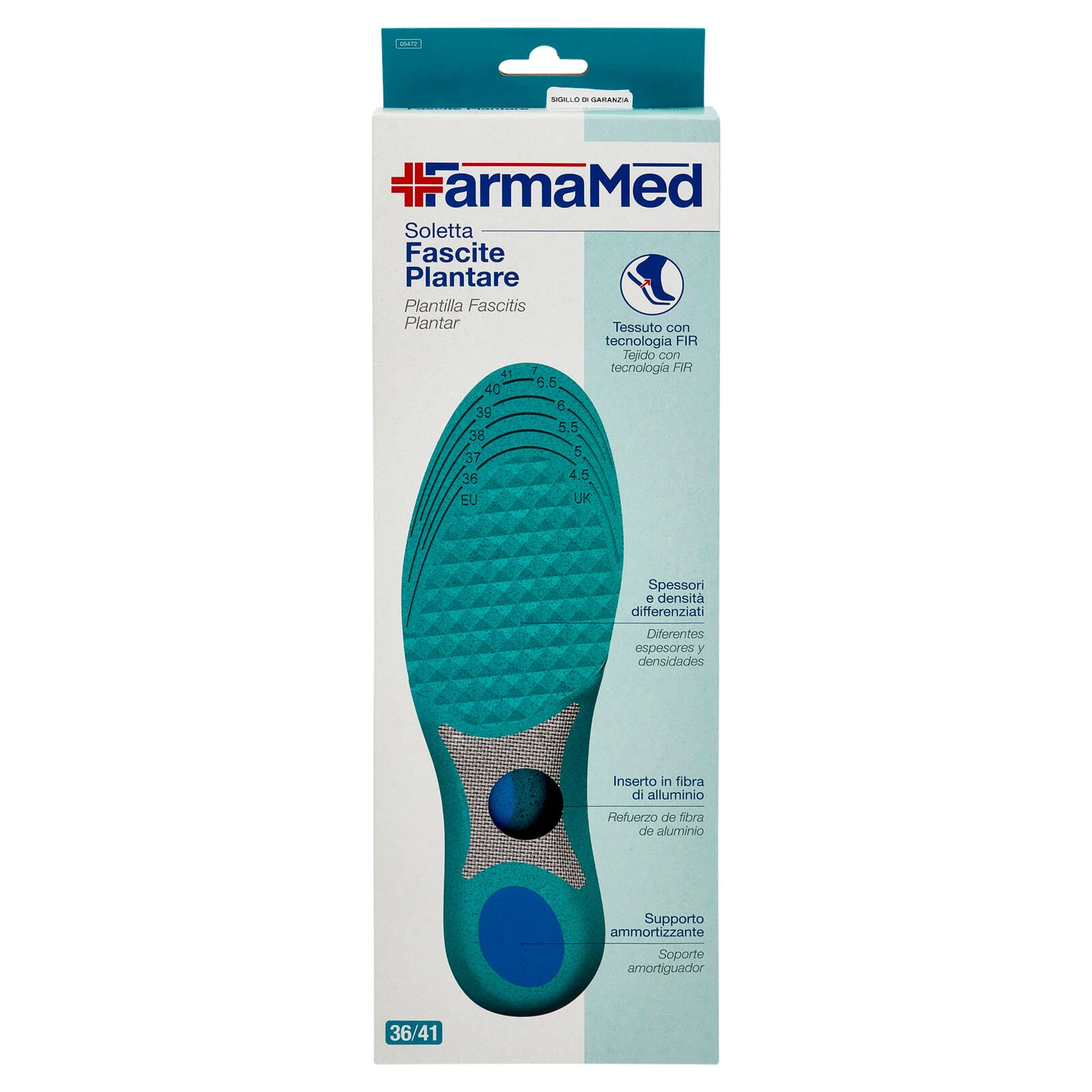 FarmaMed Soletta Fascite Plantare 36/41 - Image 2