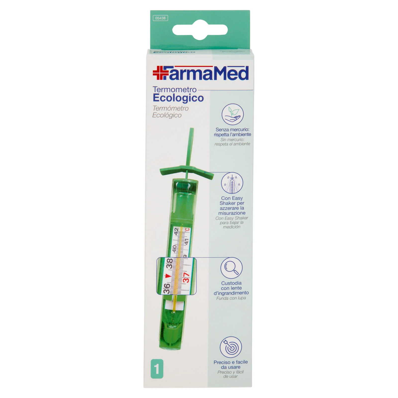 FarmaMed Termometro Ecologico 1 pz - Image 2