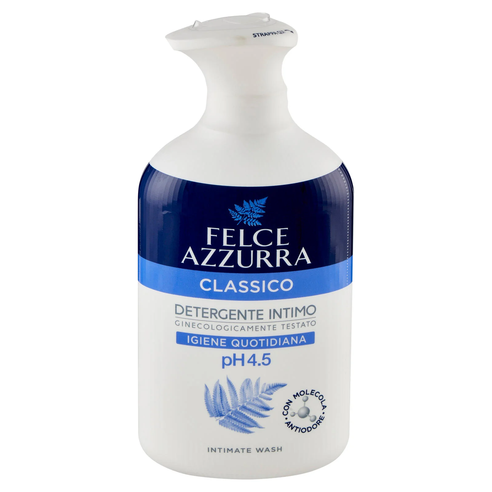 Felce Azzurra Classico Detergente Intimo Igiene Quotidiana pH 4.5 250 ml - Image 2