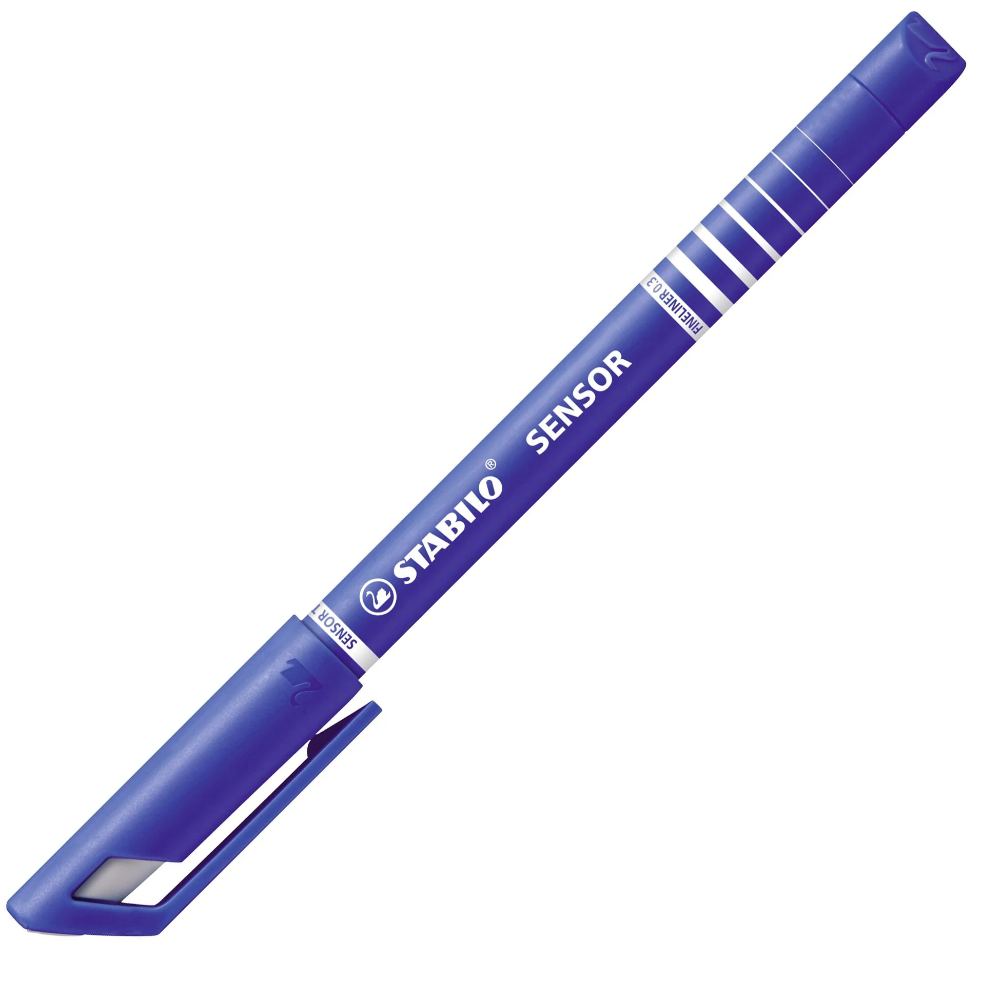Fineliner con punta ammortizzata - STABILO SENSOR F - Tratto Fine (0,3 mm) - Blu