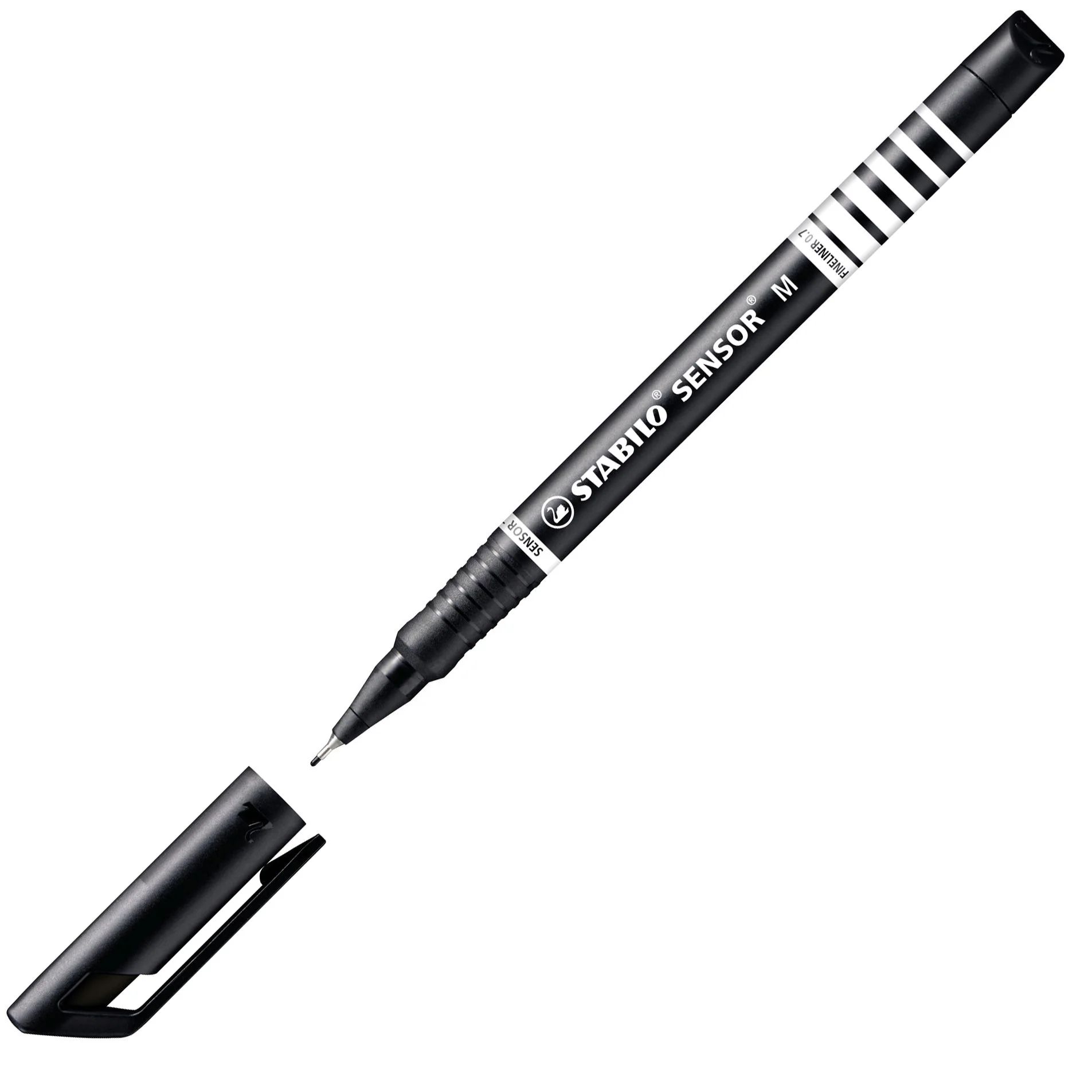 Fineliner con punta ammortizzata - STABILO SENSOR M - Tratto Medio (0,7 mm) - Nero - Image 2