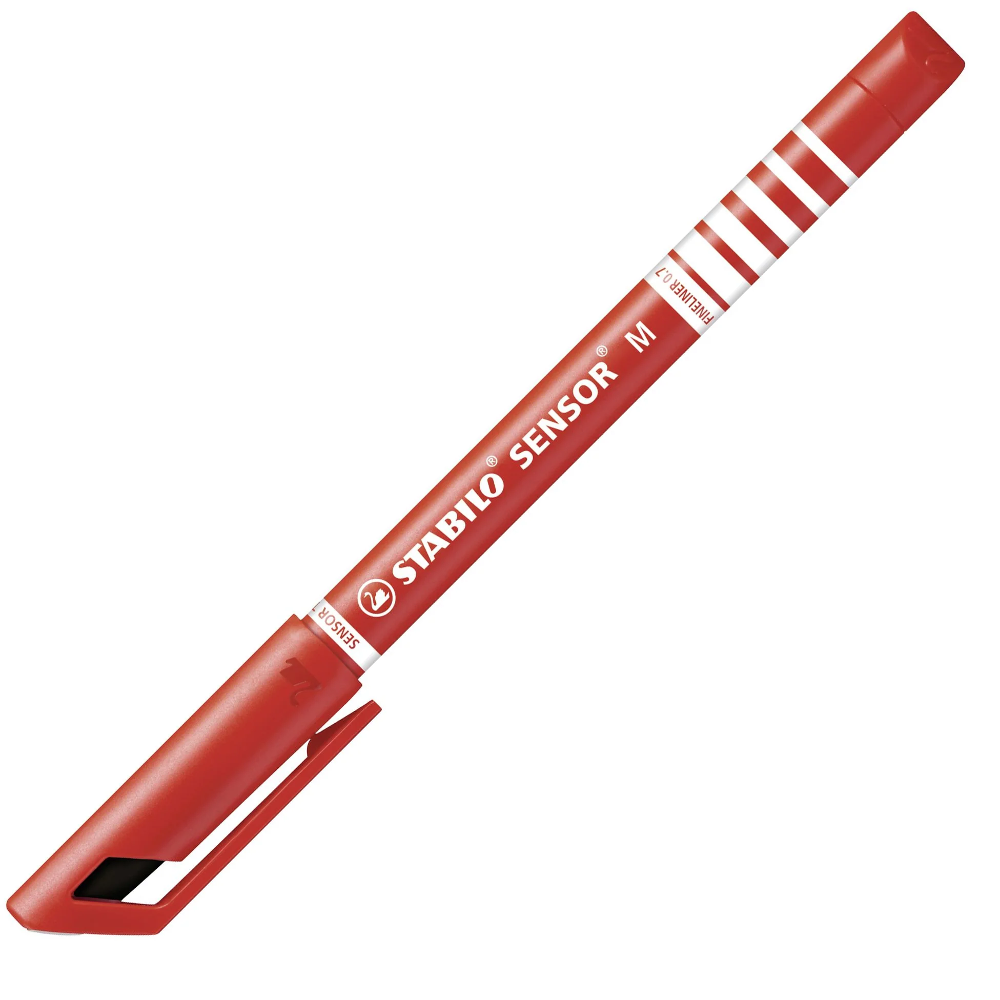 Fineliner con punta ammortizzata - STABILO SENSOR M - Tratto Medio (0,7 mm) - Rosso - Image 6