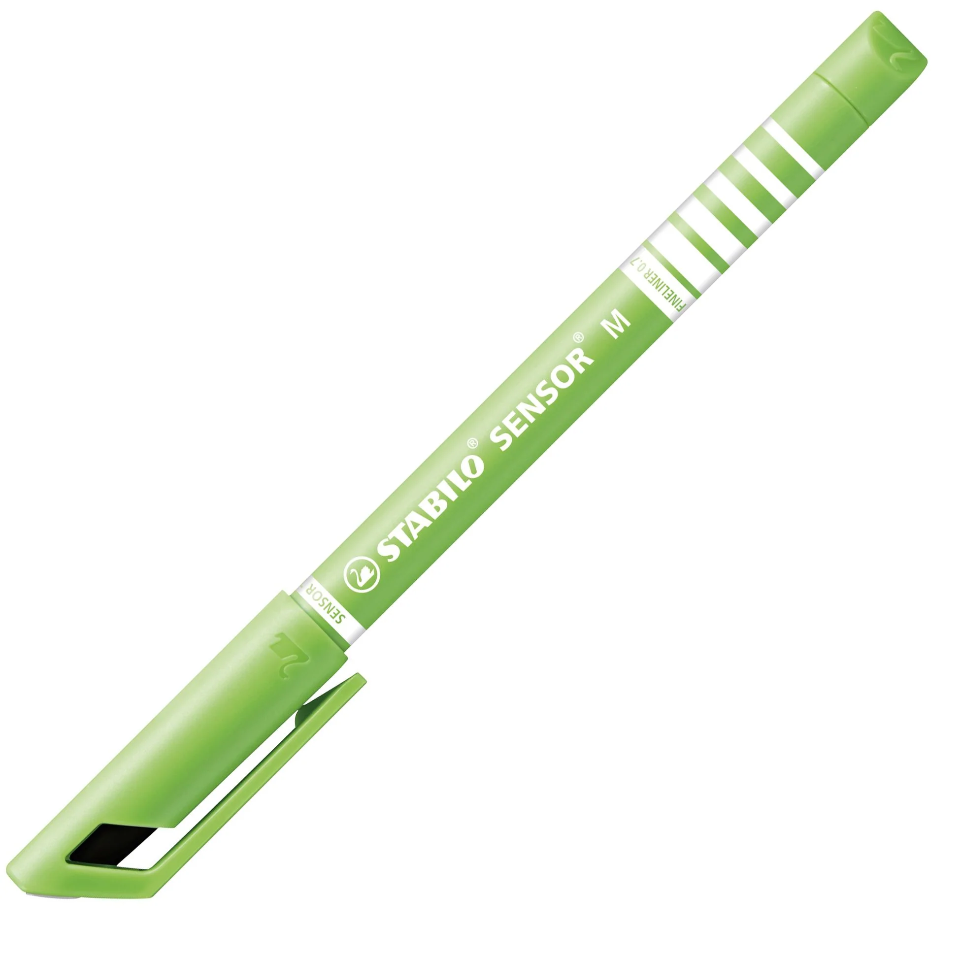 Fineliner con punta ammortizzata - STABILO SENSOR M - Tratto Medio (0,7 mm) - Verde foglia - Image 6