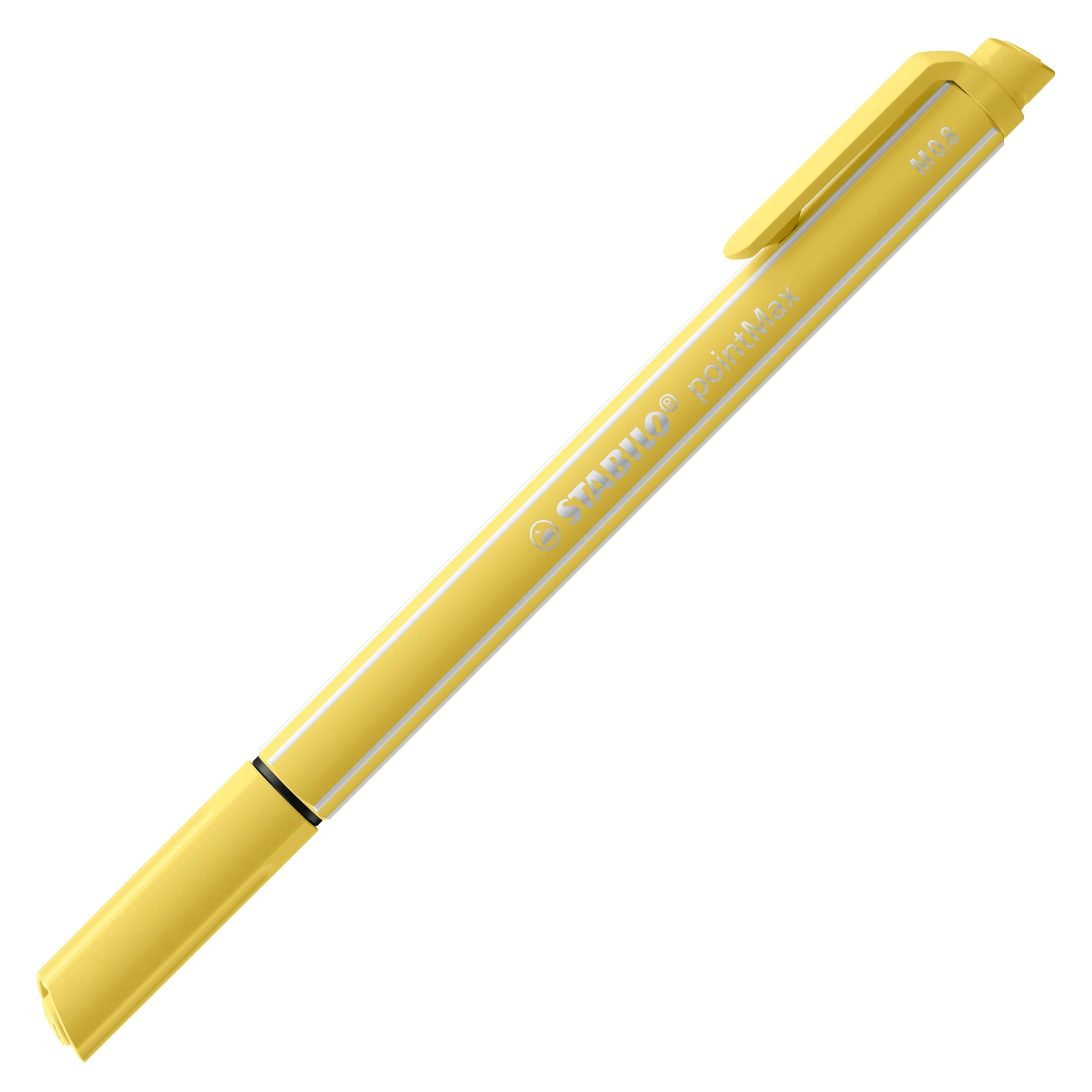Fineliner Premium - STABILO pointMax - Astuccio da 4 Pastel - Giallo chiaro/Lime/Rosa chiaro/Corallo - Image 5