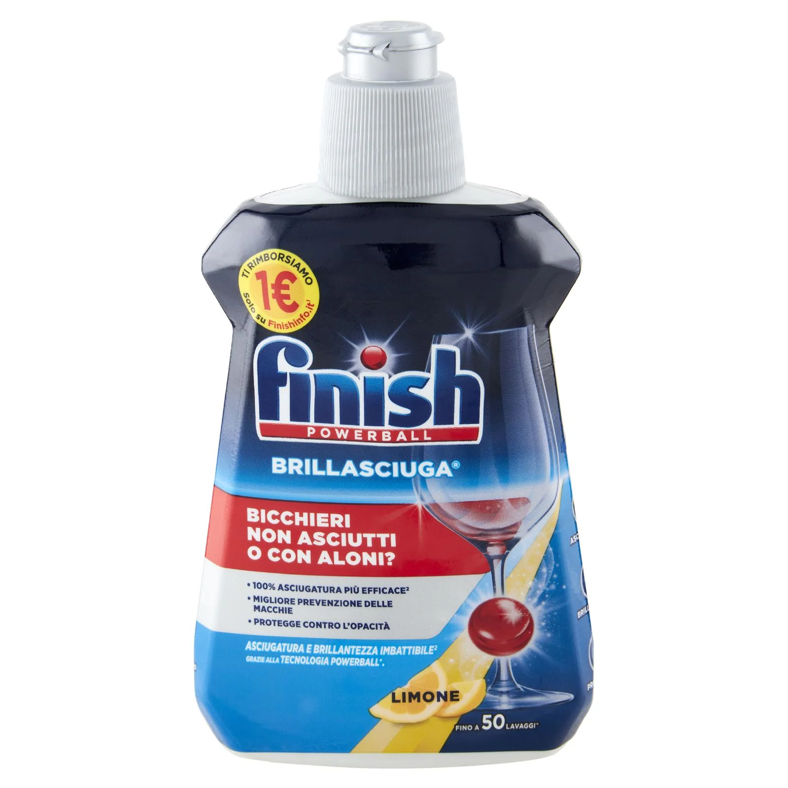 Finish Brillasciuga Lemon brillantante lavastoviglie 250 ml - Image 3