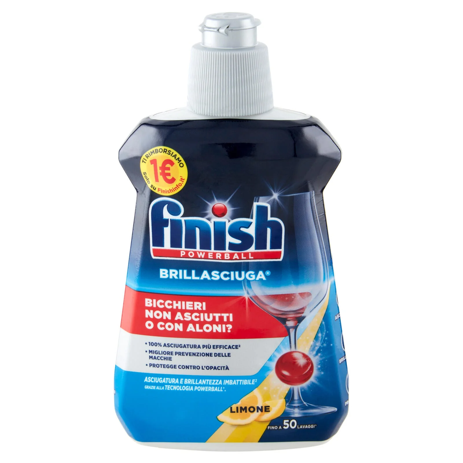 Finish Brillasciuga Lemon brillantante lavastoviglie 250 ml - Image 4