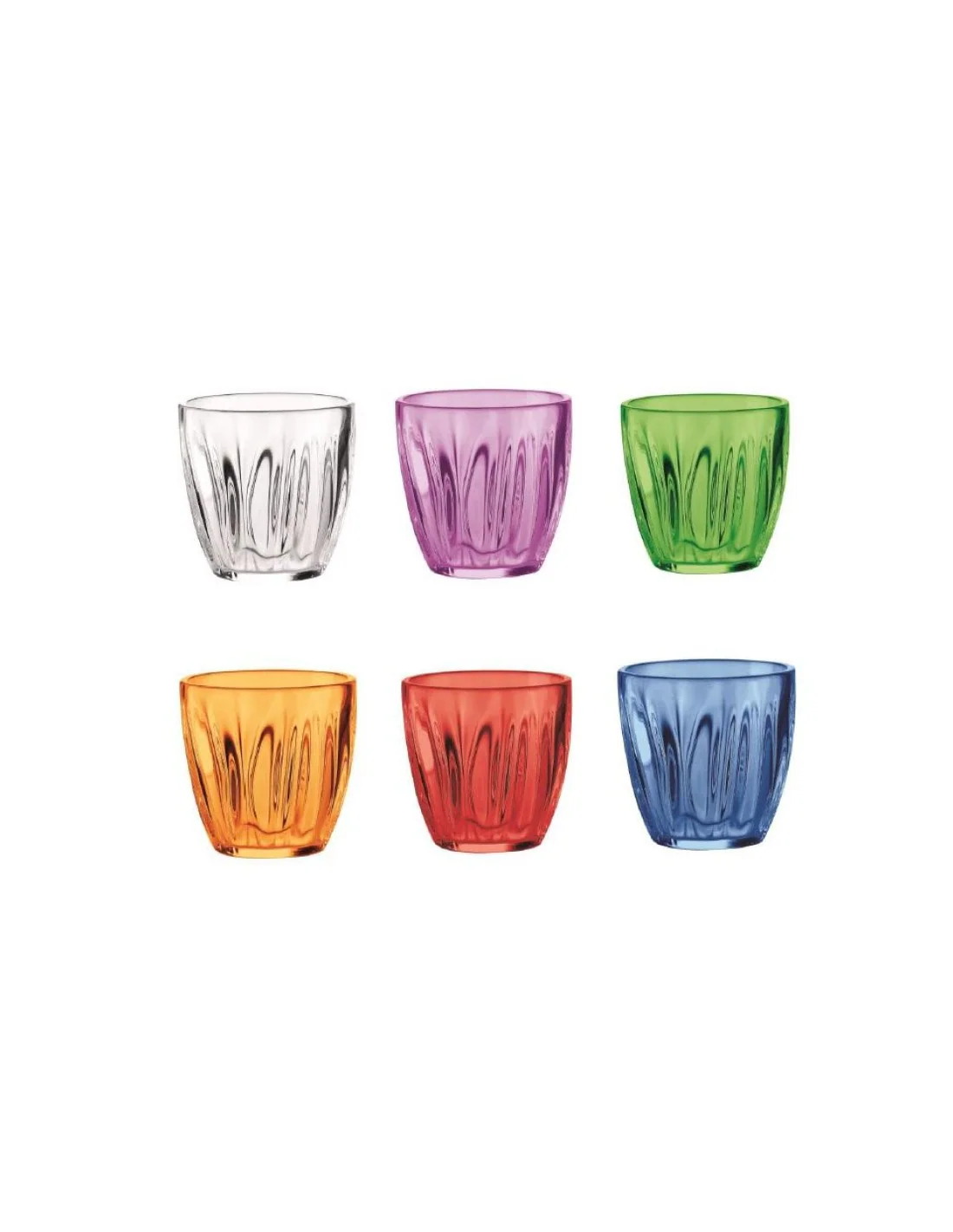 Fratelli Guzzini Spa - Set 6 Bicchieri Acqua Aqua