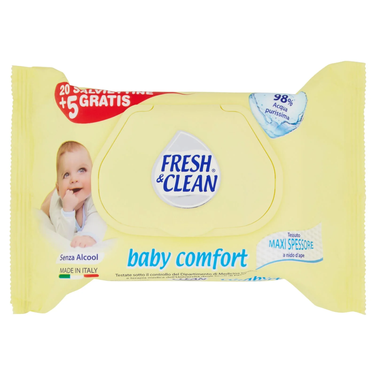 Fresh & Clean baby comfort Salviettine 25 pz - Image 4
