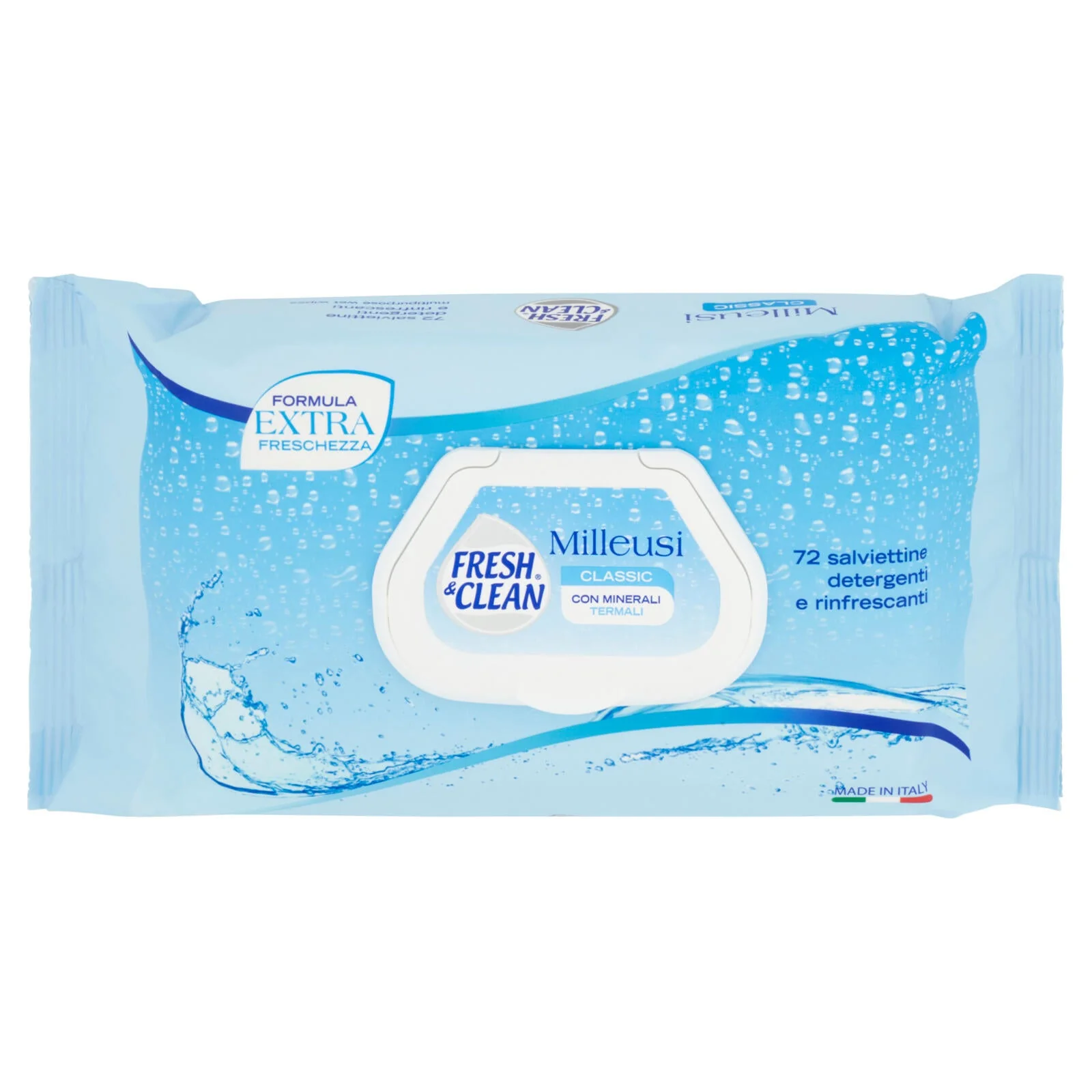 Fresh & Clean Milleusi Classic salviettine detergenti e rinfrescanti 72 pz - Image 2