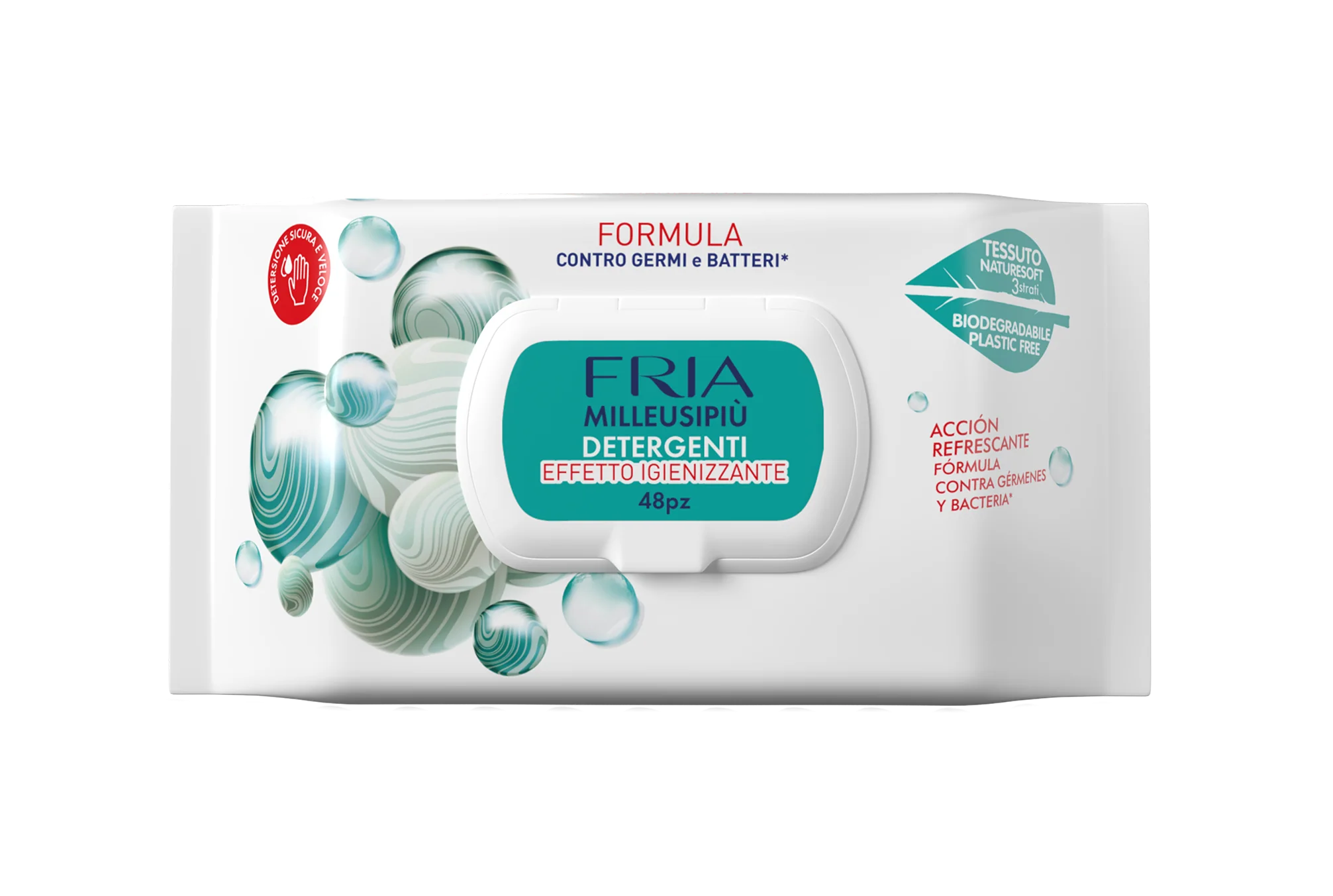 Fria Milleusipiù Detergenti Effetto Igienizzante 48 pz