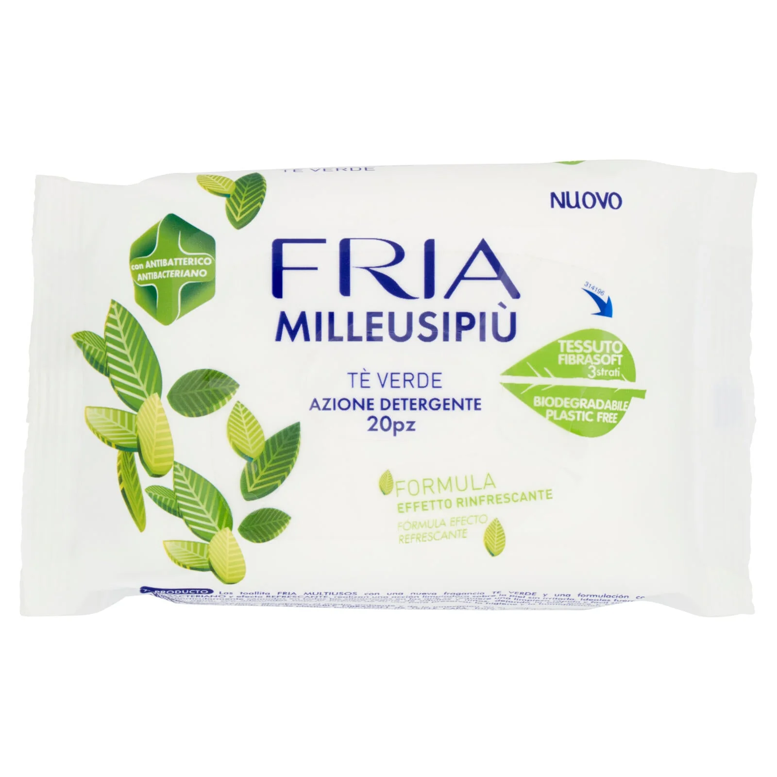 Fria Milleusipiù Tè Verde Azione Detergente 20 pz - Image 2