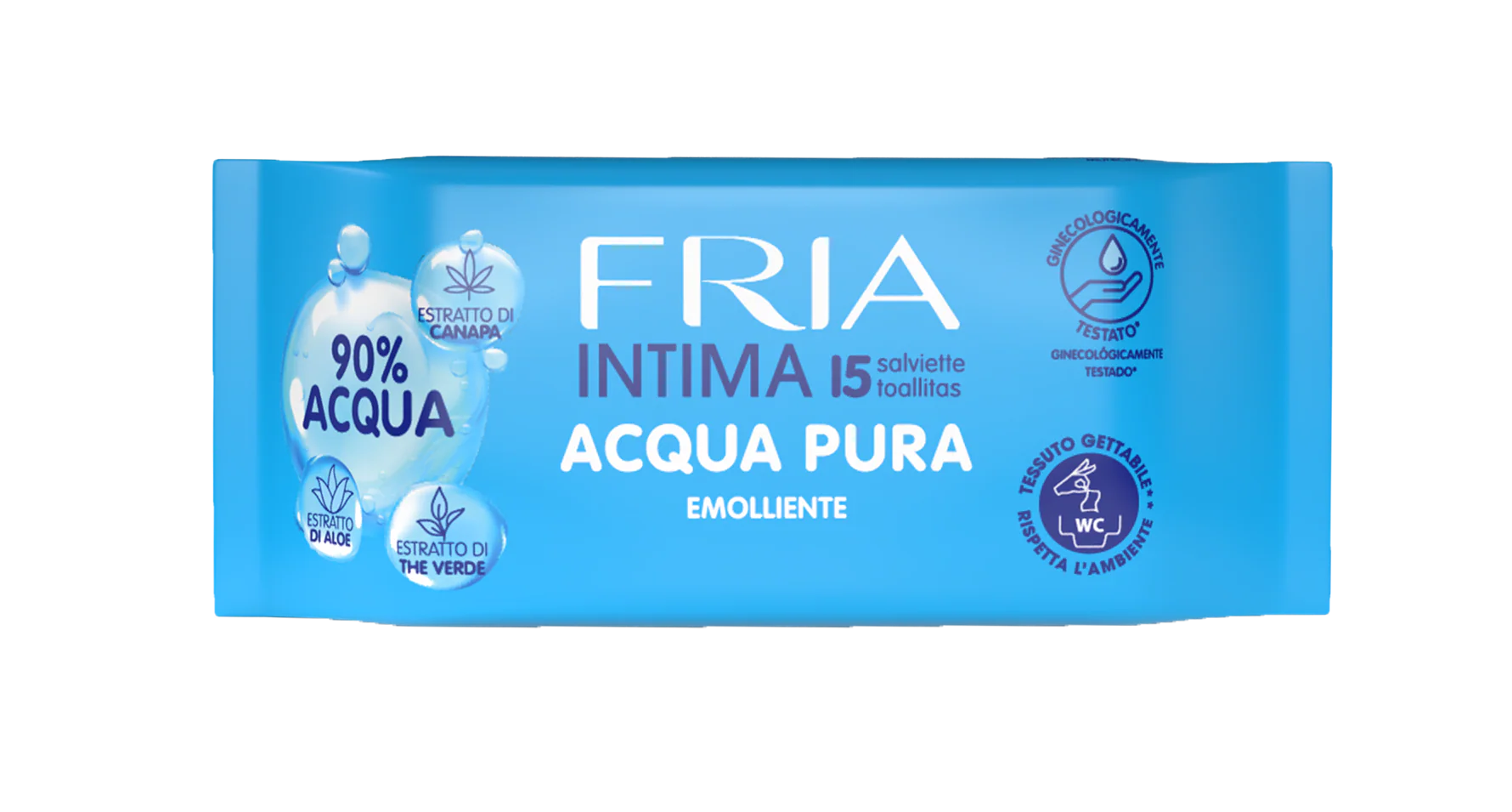 FRIA SALVIETTE INTIME ACQUA EMOLLIENTE #