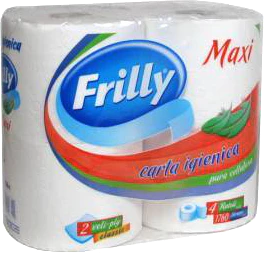 Frilly - Carta Igienica - 4 Maxi Rotoli