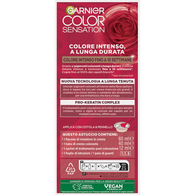 Garnier Color Sensation Colorazione permanente 8.0 Biondo Chiaro - Image 2