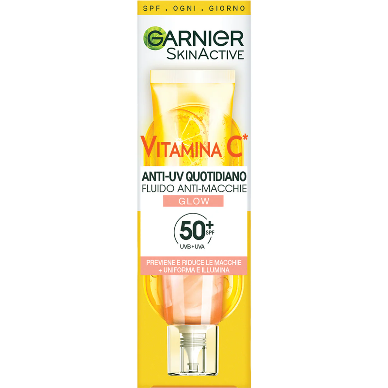 Garnier Skinactive Vitamina C Fluido Anti-UV Anti-Macchie Glow SPF 50+, 40ml - Image 3