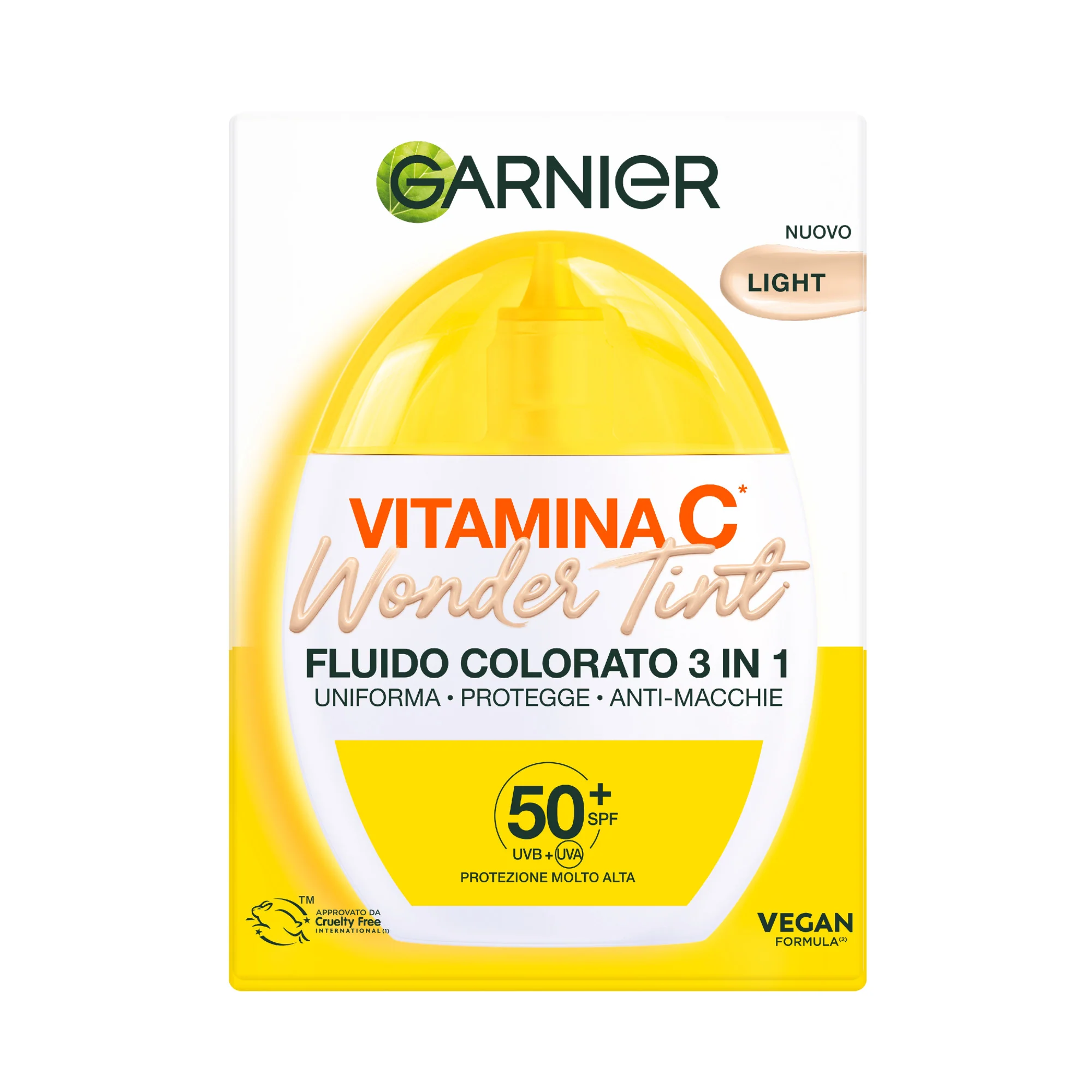 Garnier Wonder Tint Vitamina C Spf 50 Light, 40ml - Image 2