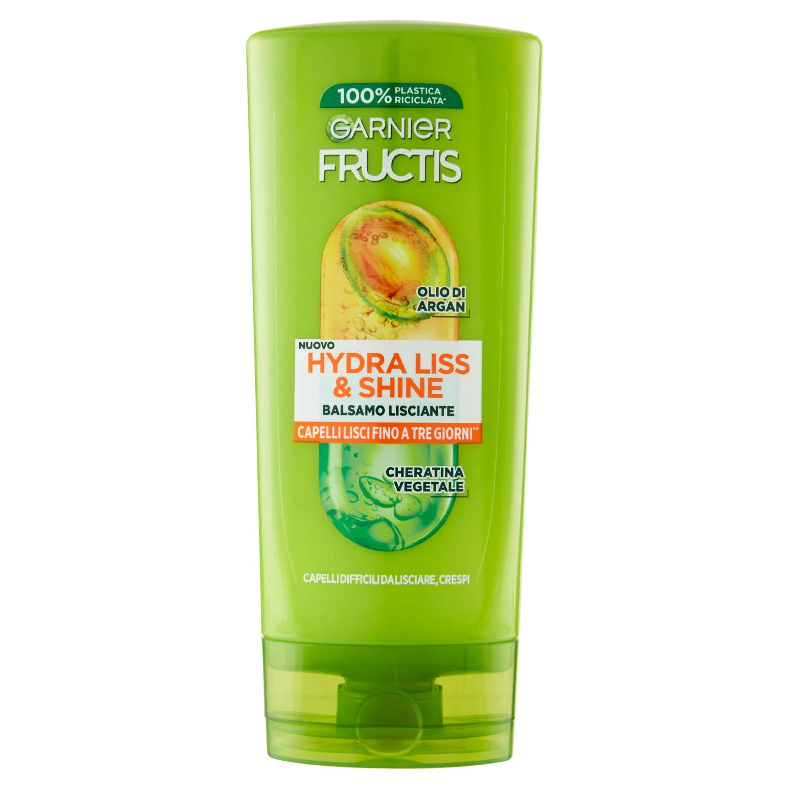 Fructis Balsamo lisciante Hydra Liss & Shine per capelli difficili da lisciare e crespi, 200 ml - Image 2
