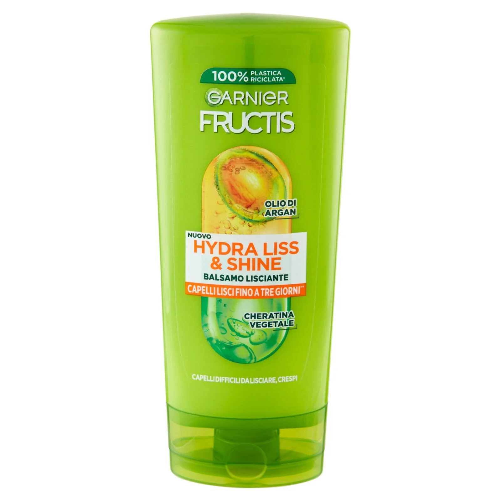 Fructis Balsamo lisciante Hydra Liss & Shine per capelli difficili da lisciare e crespi, 200 ml - Image 3