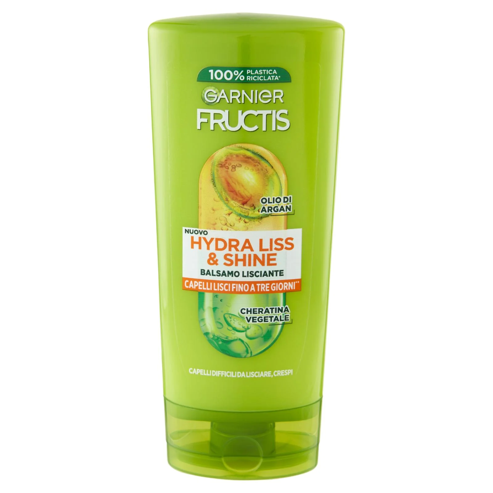 Fructis Balsamo lisciante Hydra Liss & Shine per capelli difficili da lisciare e crespi, 200 ml - Image 4