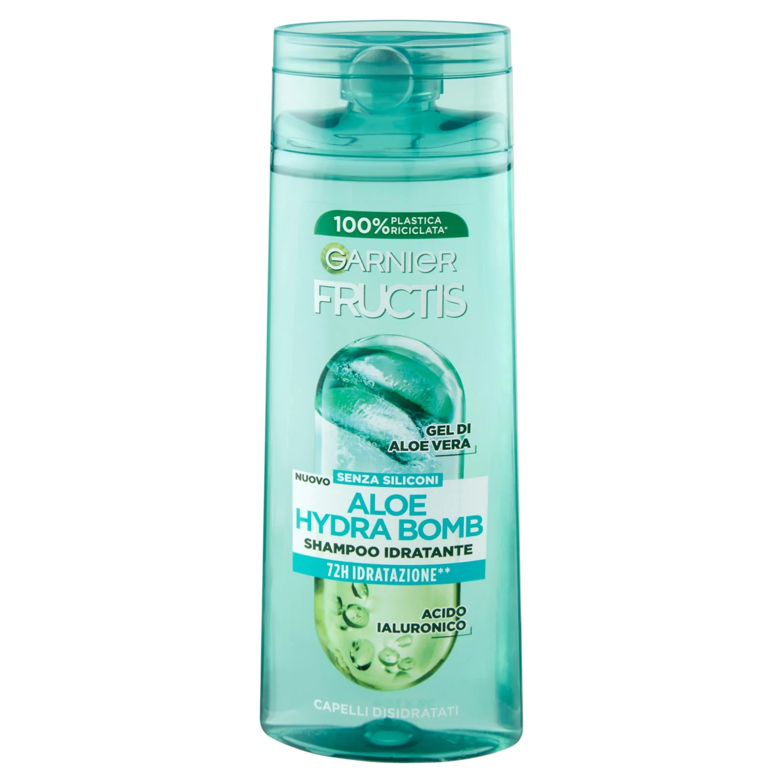 Fructis Shampoo Aloe Hydra Bomb, shampoo idratante, per capelli disidratati, 250 ml - Image 2
