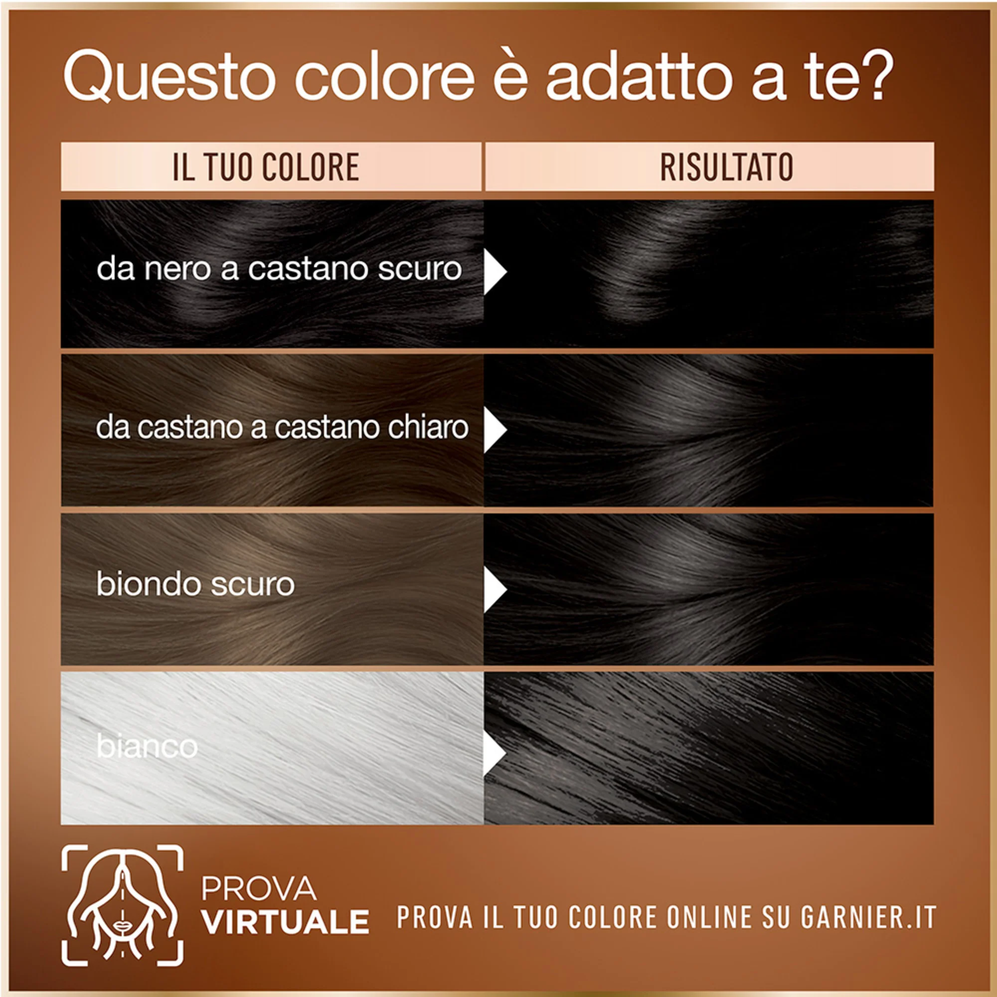 Garnier Good 3.0 Castano Cioccolato Fondente, colorazione permanente senza ammoniaca - Image 5