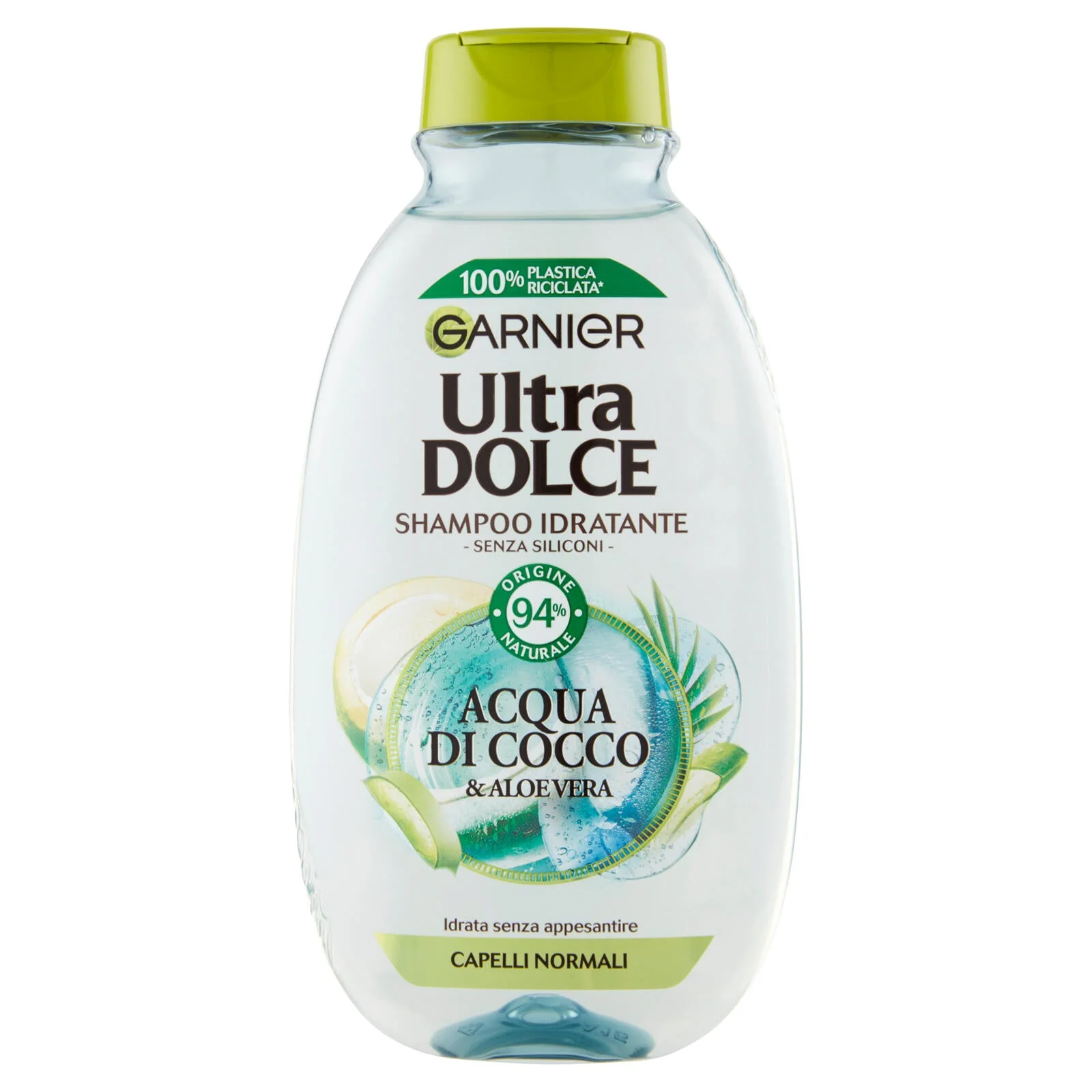 Garnier Shampoo Ultra Dolce Acqua di Cocco e Aloe Vera, 250 ml