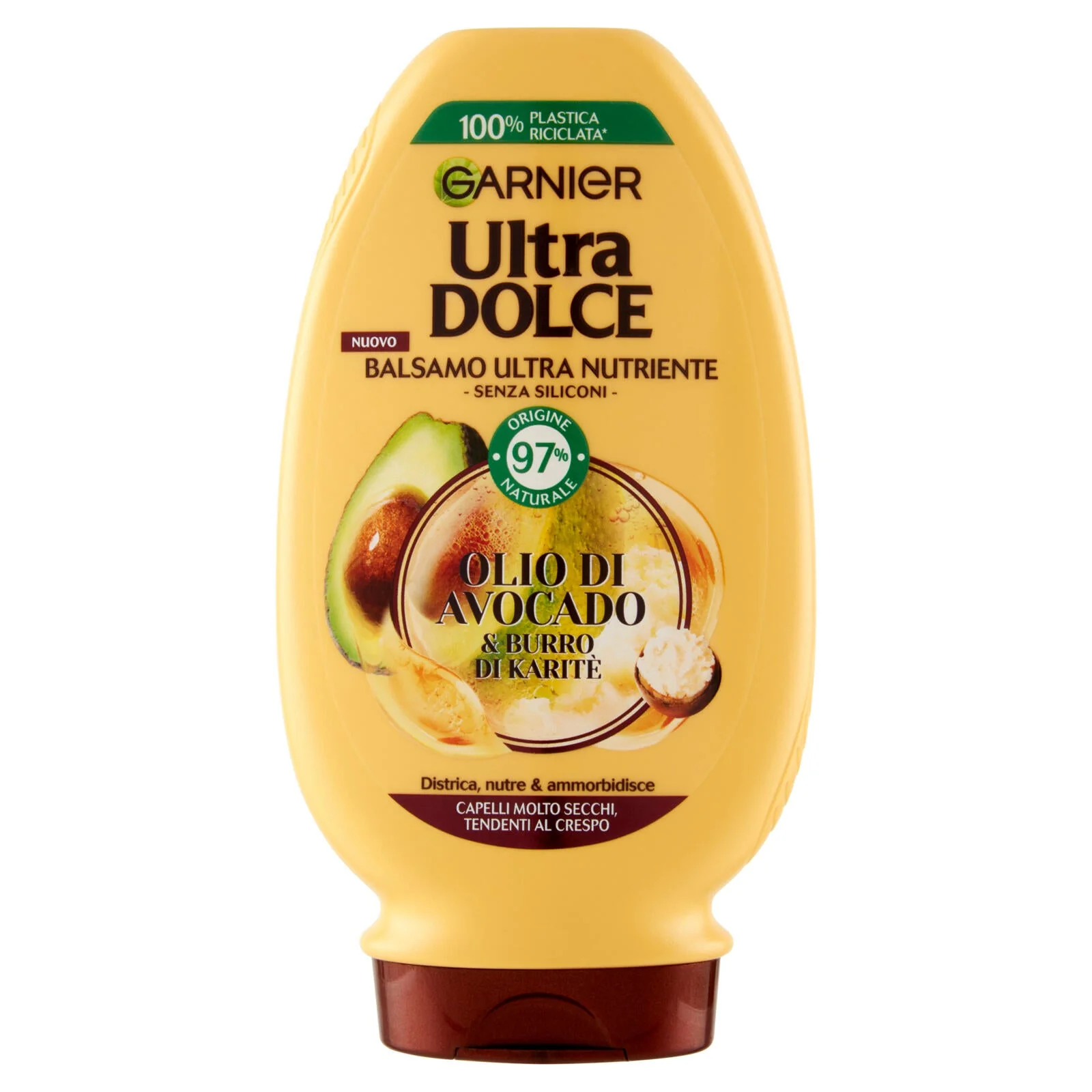 Garnier Ultra Dolce Ultra Dolce Avocado e Karit‚, Balsamo per Capelli Ricci, Mossi o Crespi, 200 ml - Image 2