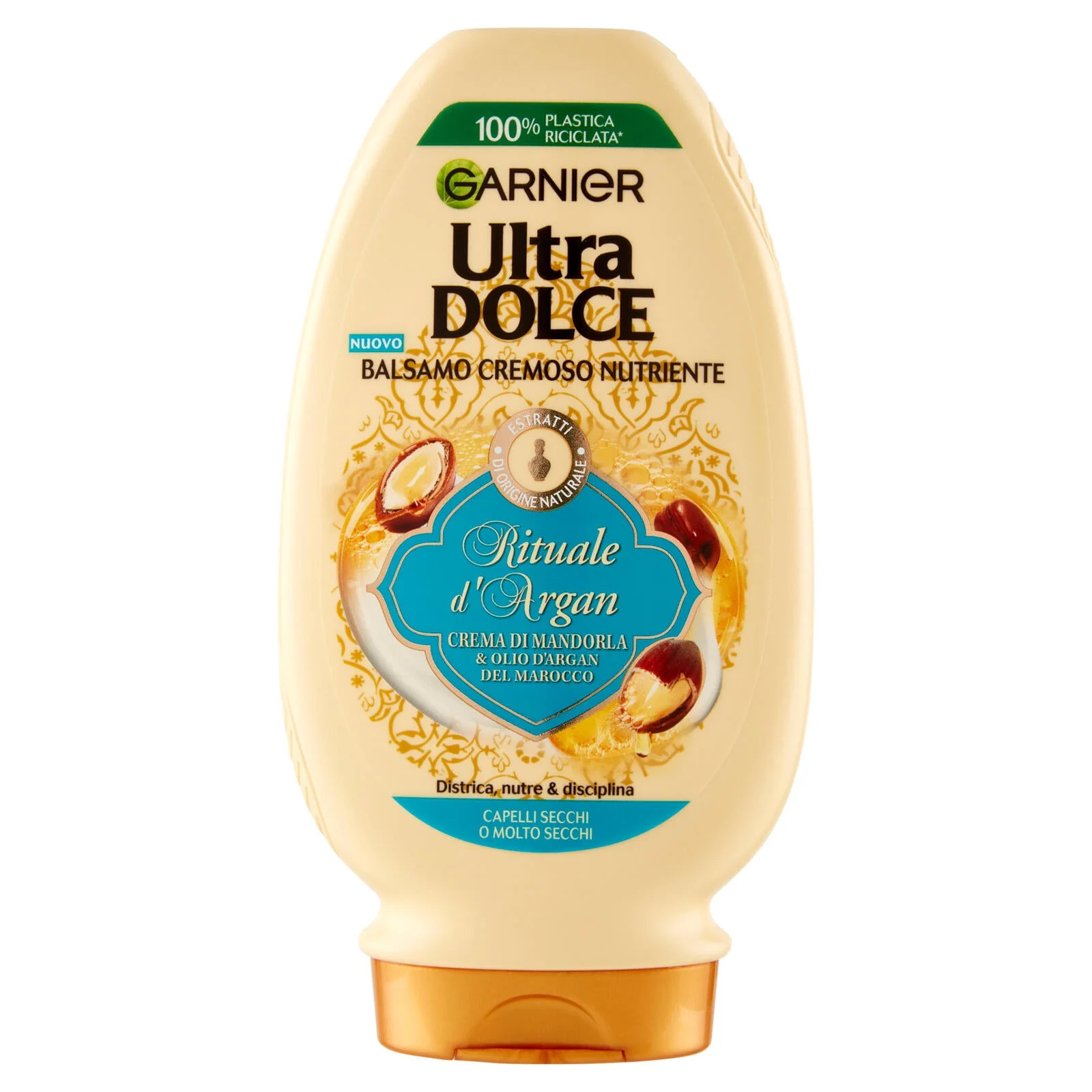 Garnier Balsamo Ultra Dolce Rituale d'Argan, Balsamo per Capelli Secchi e Indisciplinati, 200 ml - Image 2