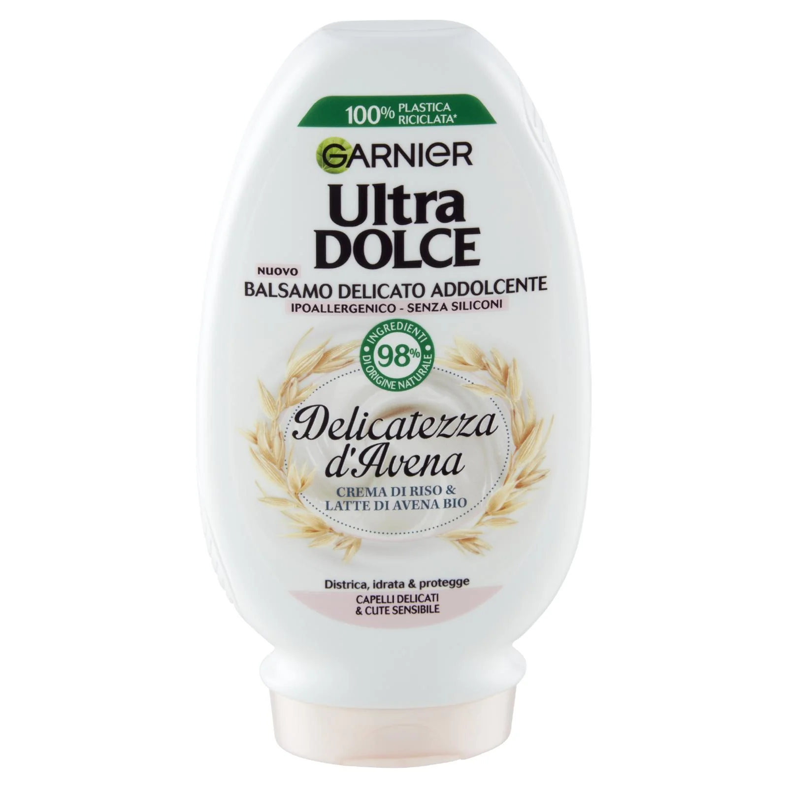 Garnier Ultra Dolce Balsamo Delicatezza D'Avena per capelli delicati, senza parabeni, 200 ml - Image 2