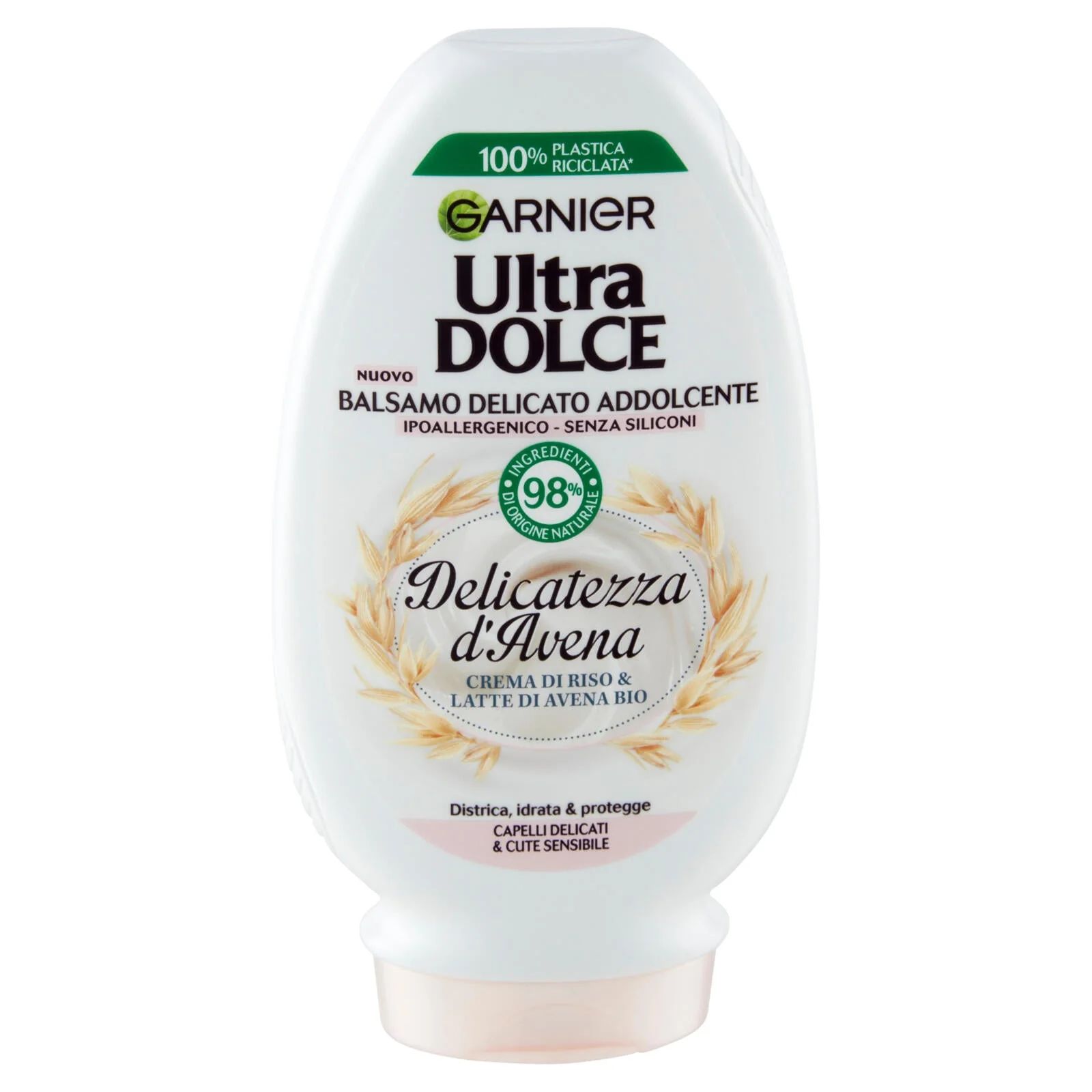 Garnier Ultra Dolce Balsamo Delicatezza D'Avena per capelli delicati, senza parabeni, 200 ml - Image 3