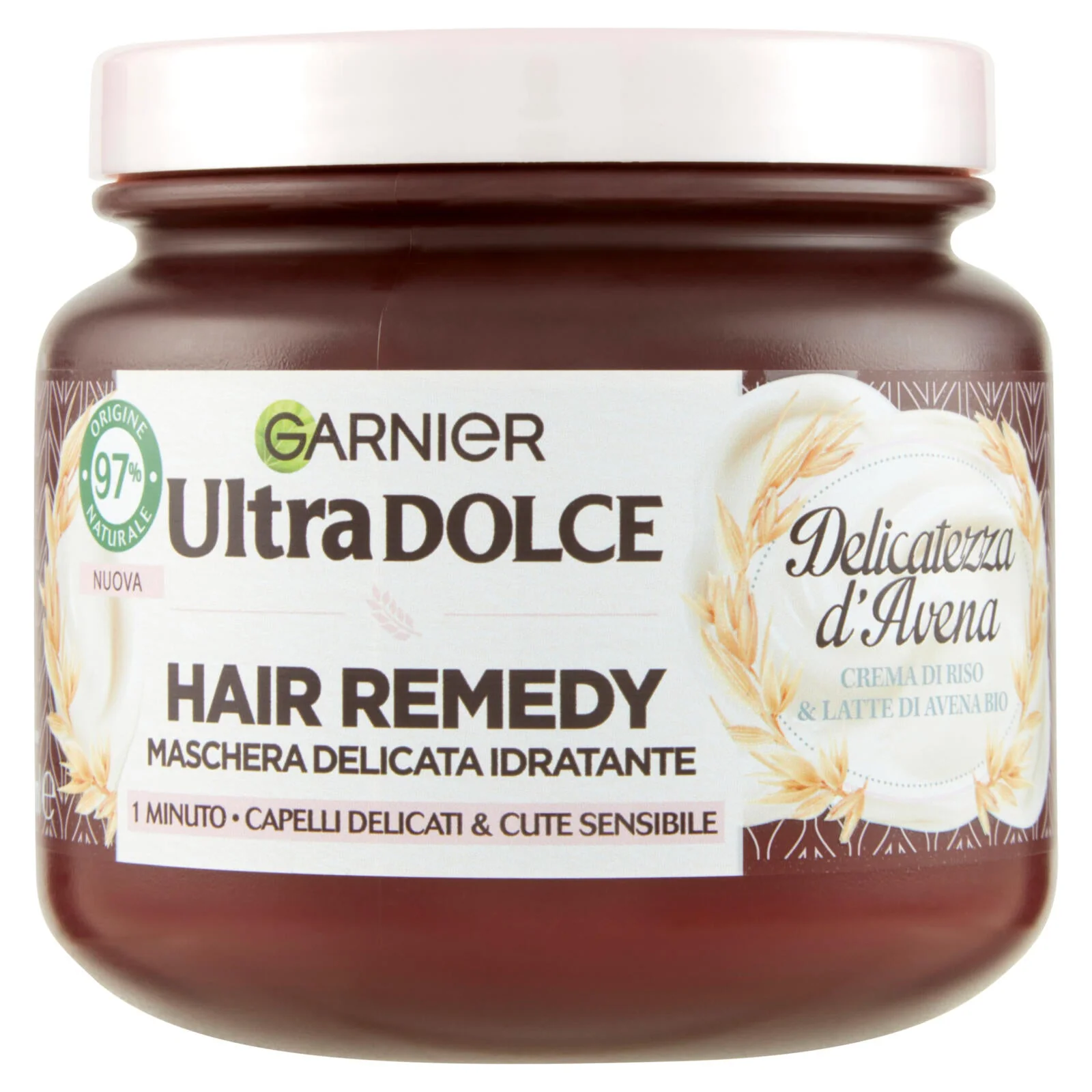 Garnier Ultra Dolce Delicatezza d'Avena Maschera Delicata Idratante Hair Remedy 340 ml