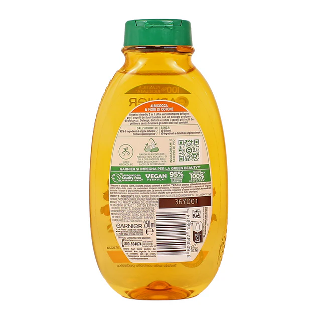 Garnier Ultra Dolce Shampoo Albicocca 2in1 - Image 2
