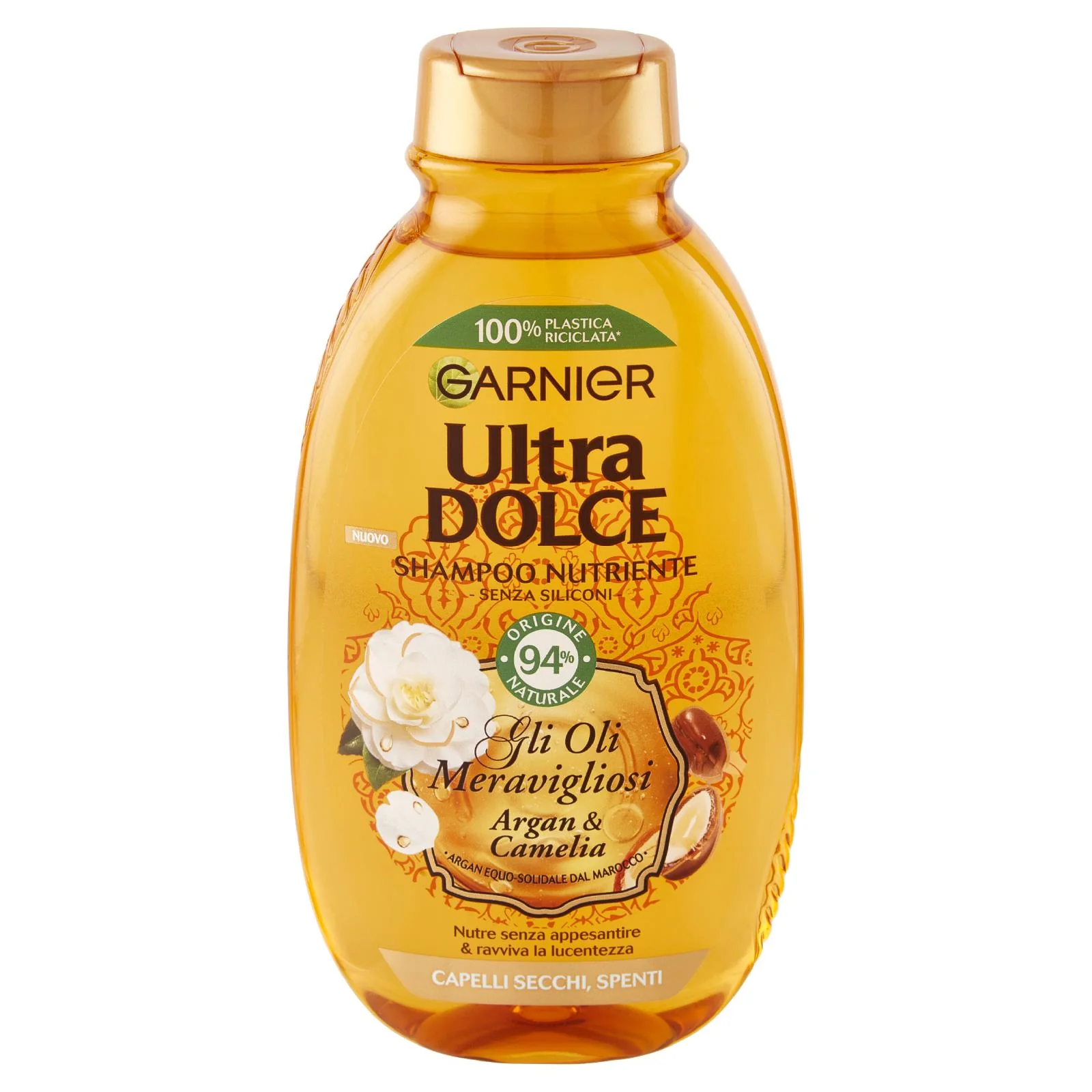 Garnier Shampoo Ultra Dolce Meraviglioso, Shampoo per Capelli Secchi, 250 ml - Image 2