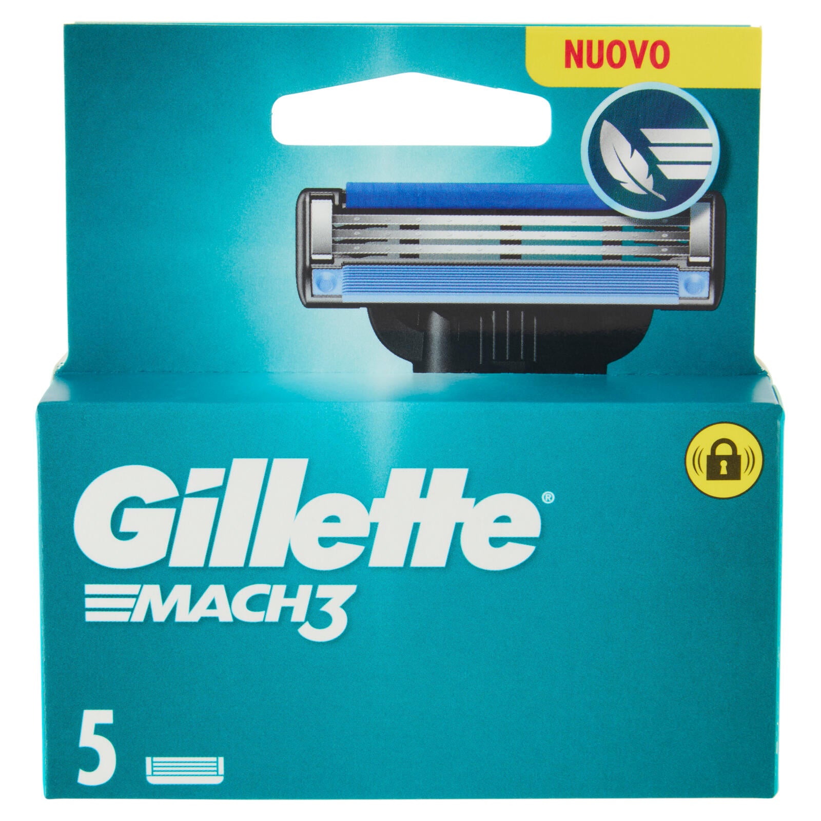 Gillette Mach3 Lamette di ricambio per Rasoio da Uomo, 5 Ricariche - Image 2