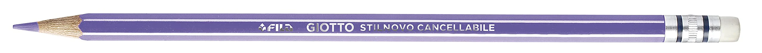 Giotto 256800 - Stilnovo Cancellabile Astuccio 10 Pastelli Colorati con Temperamatite e Gomma - Image 2