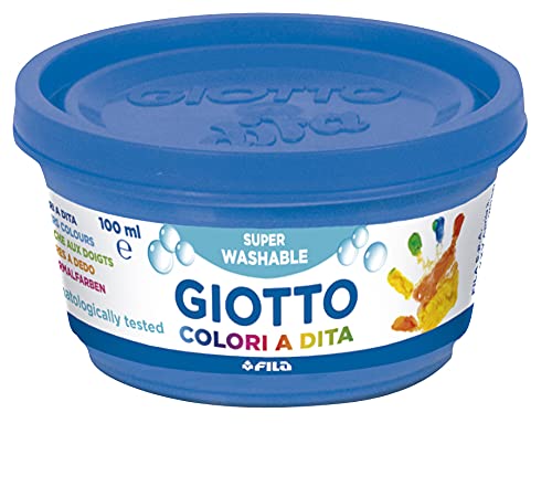 Giotto Colori A Dita - Confezione Da 6 Tempere A Dita, Multicolore, 27 x 12 x 10 cm 891 grammi - Image 3