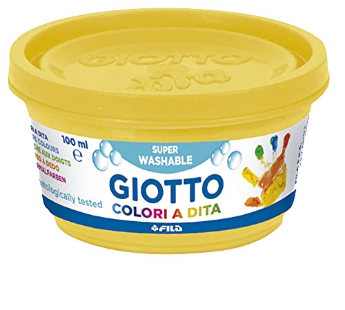 Giotto Colori A Dita - Confezione Da 6 Tempere A Dita, Multicolore, 27 x 12 x 10 cm 891 grammi - Image 7