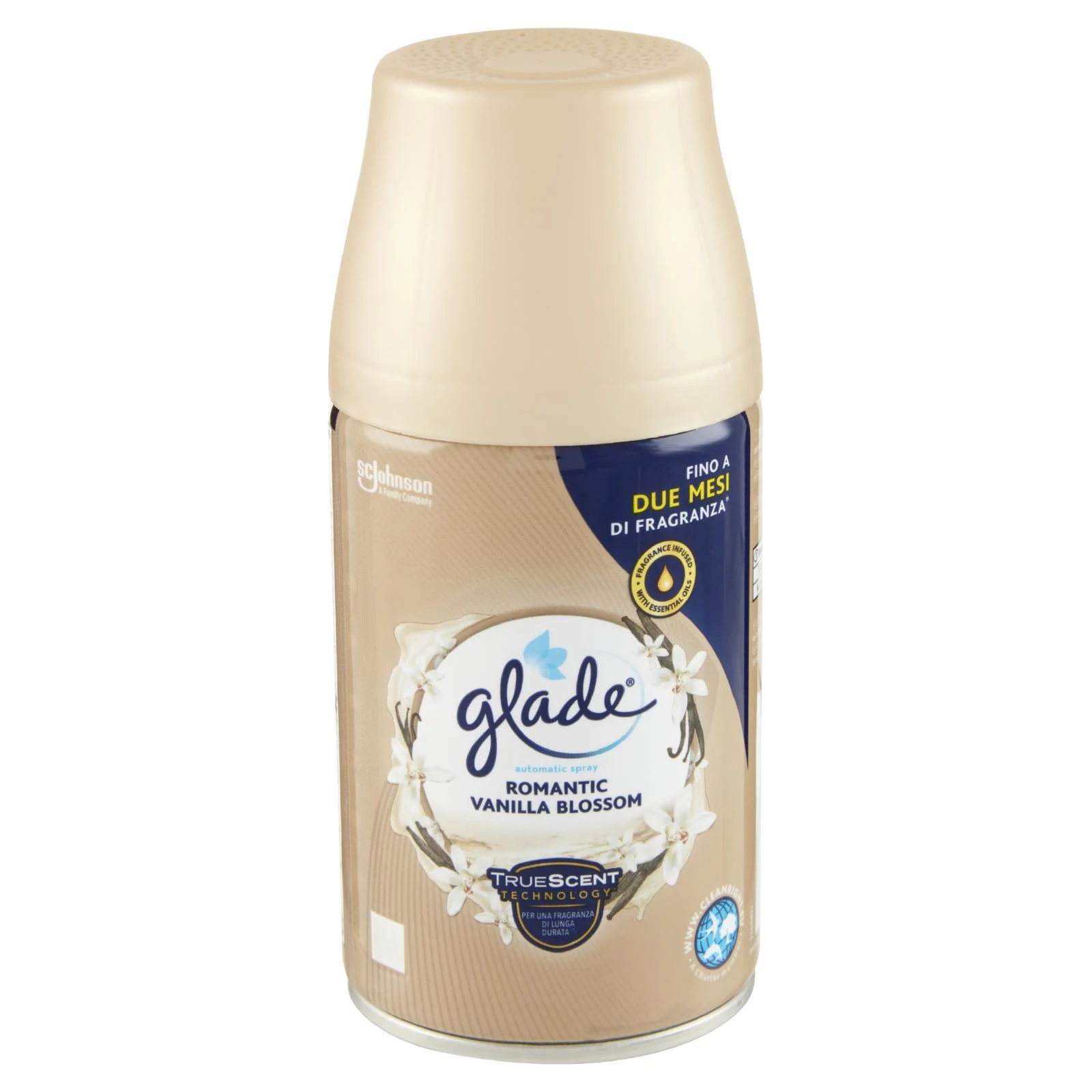 Glade Automatic Spray Ricarica, Profumatore per Ambienti, Fragranza Romantic Vanilla Blossom 269ml - Image 2