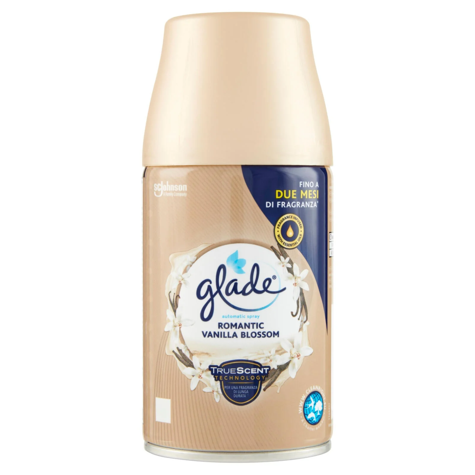 Glade Automatic Spray Ricarica, Profumatore per Ambienti, Fragranza Romantic Vanilla Blossom 269ml - Image 3