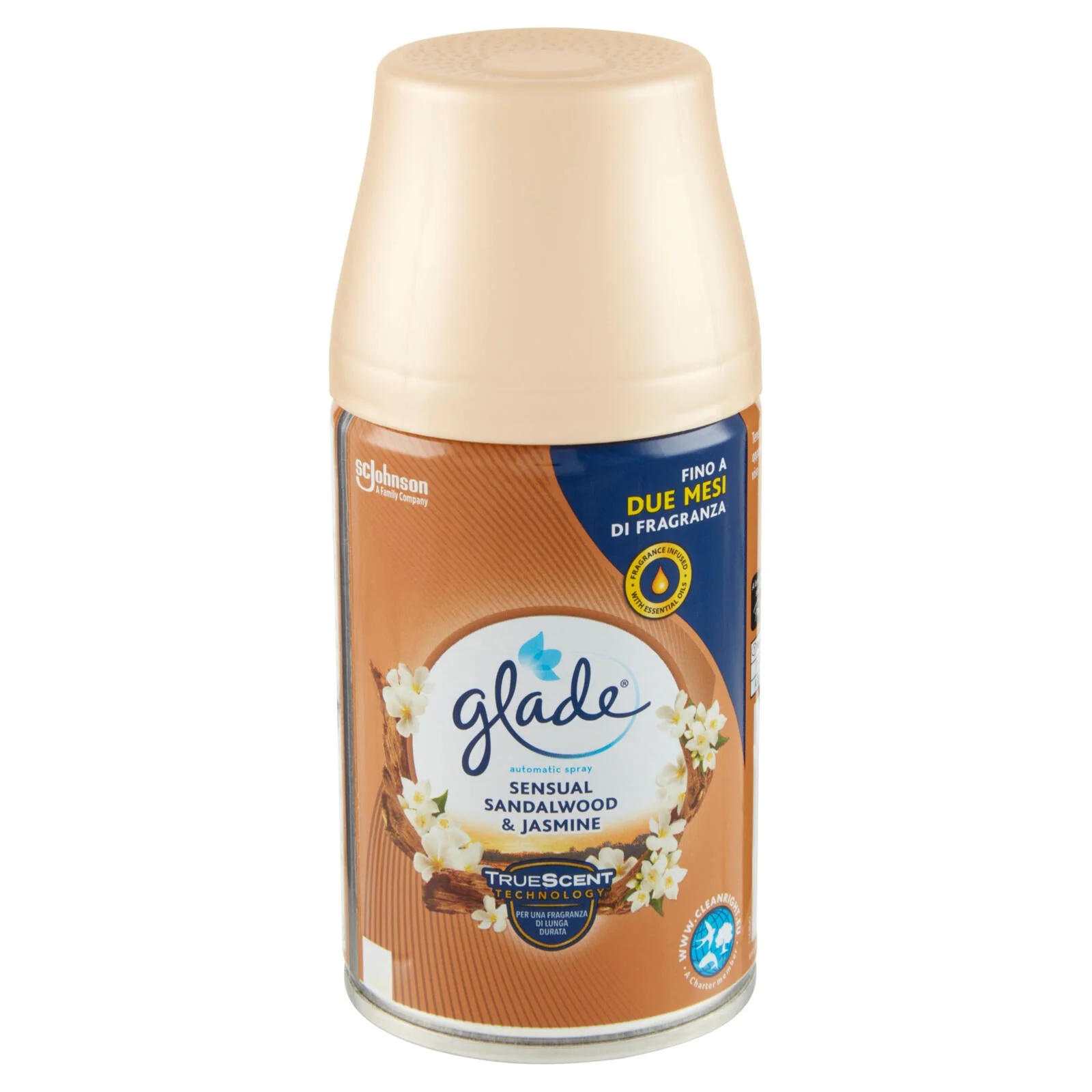 Glade Automatic Spray Ricarica, Profumatore per Ambienti, Fragranza Sensual Sandalwood&Jasmine 269ml - Image 2