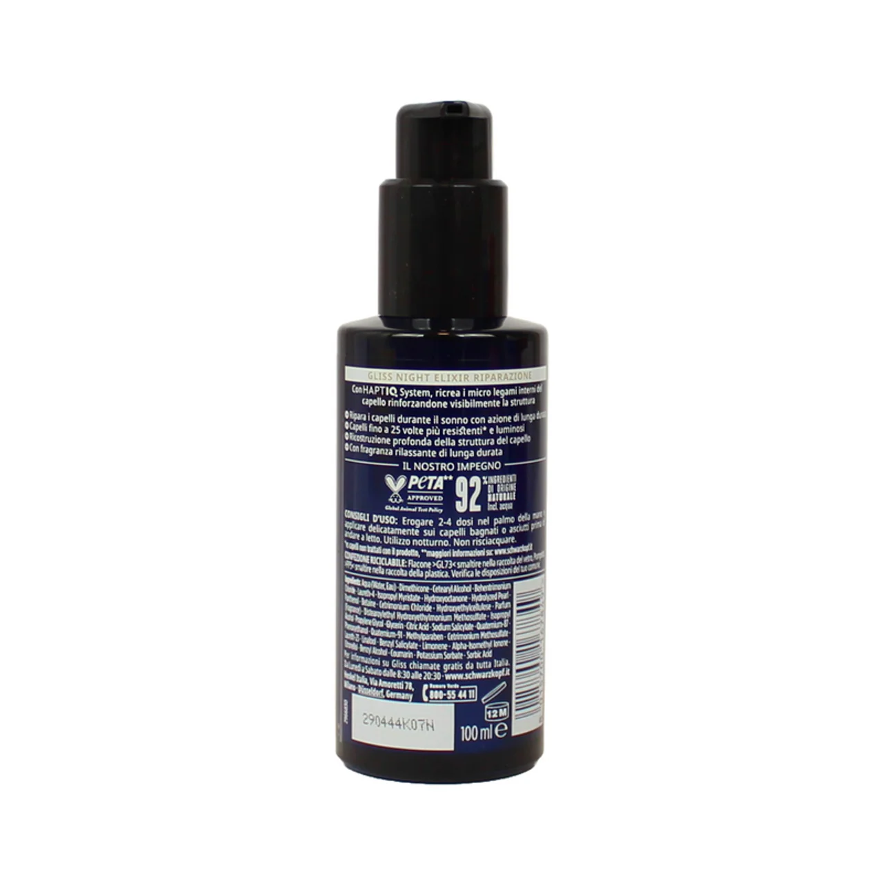 GLISS - Siero riparazione notturna per capelli danneggiati e secchi - 200 ml - Image 3
