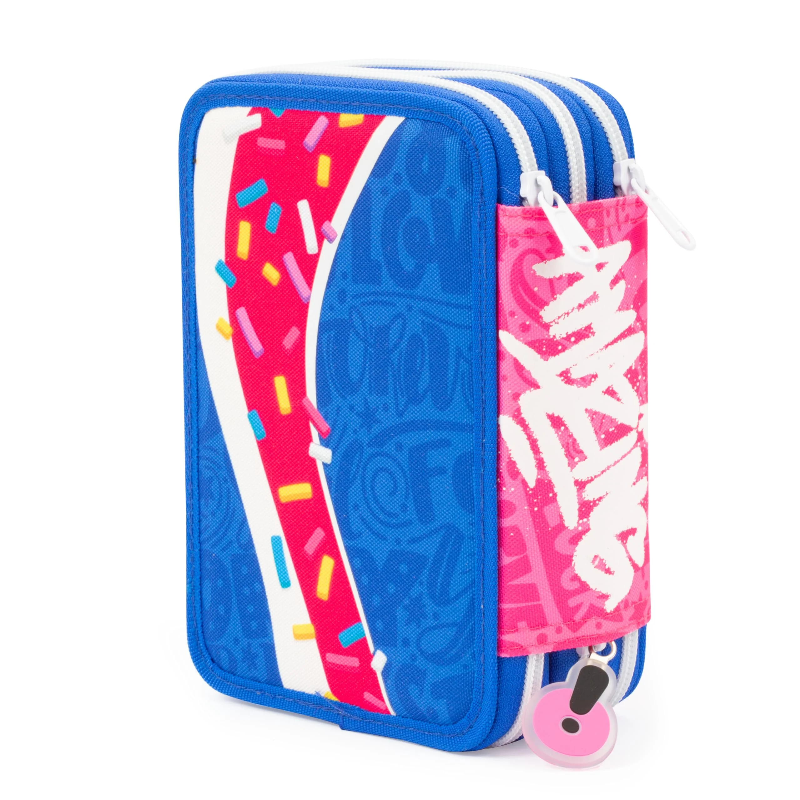 GO POP Astuccio Bubble Star Triplo, Completo di Set Cancelleria, Astuccio 3 Scomparti per Bambine e Ragazze, Prima Elementare, Tema Bubble Tea, Per Scuola Elementare e Medie - Image 3